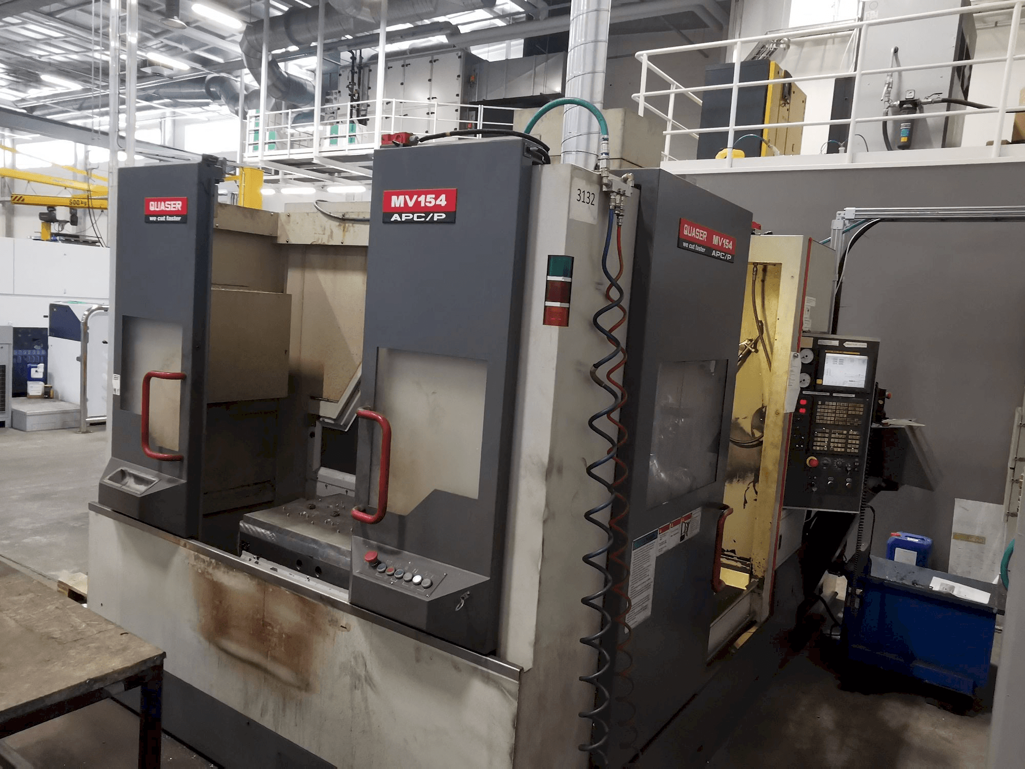 Front view of Quaser MV154APC/P12 machine