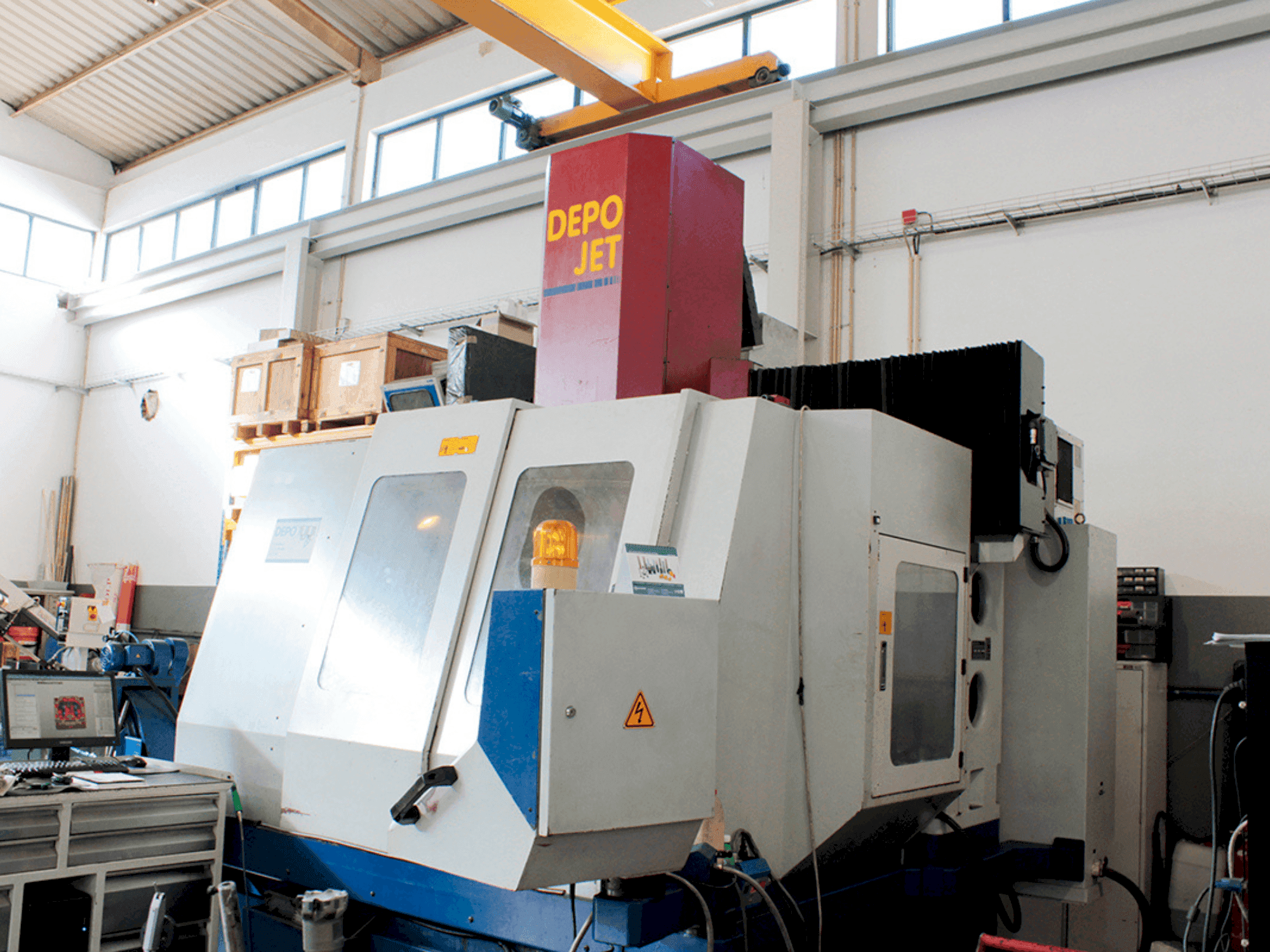 Вид станка DEPO Jet спереди
