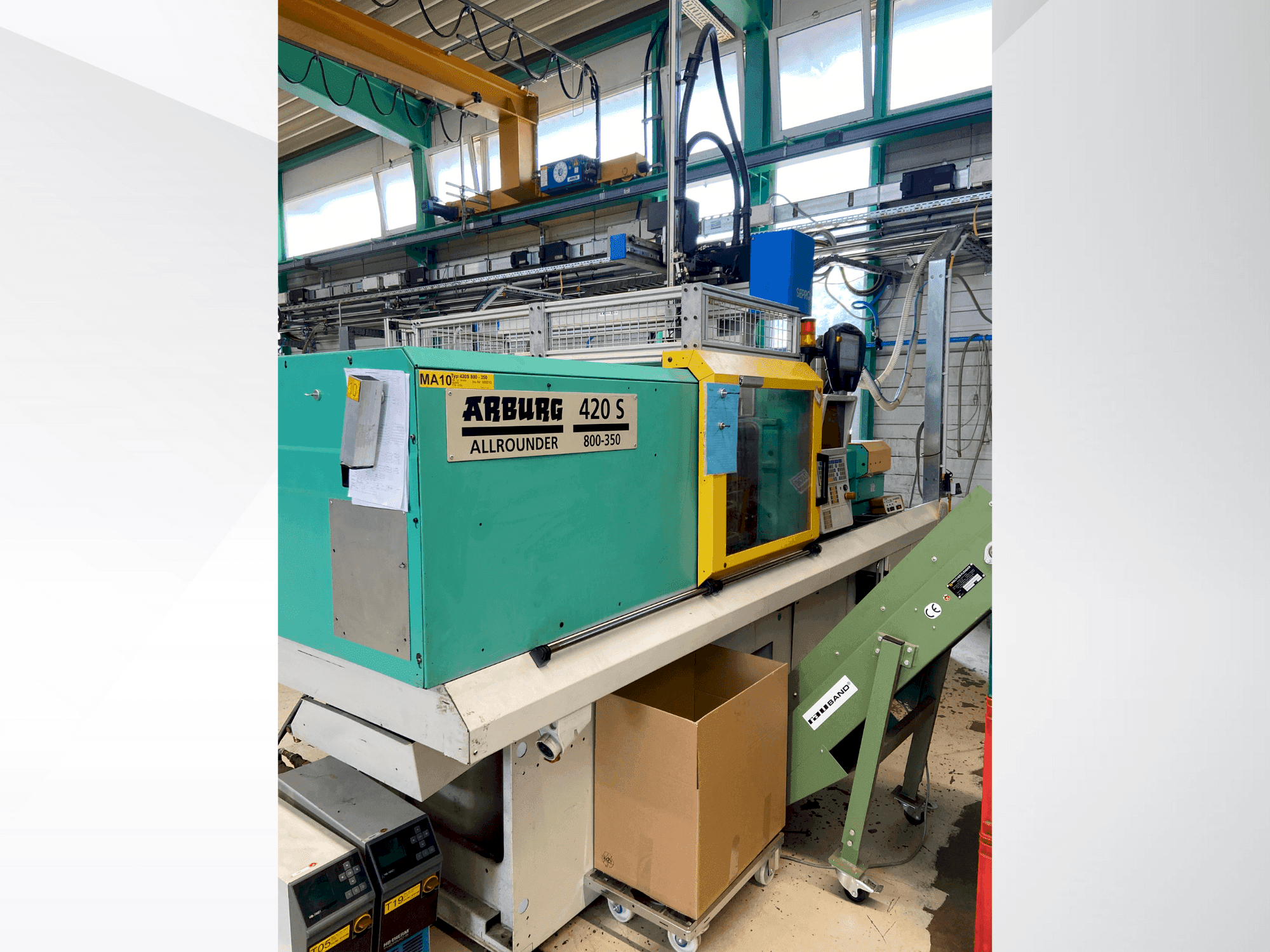 Вид станка Arburg Allrounder 420 S 800-350 спереди