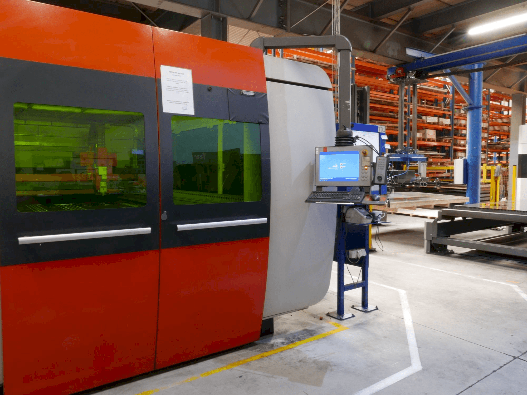 Вид станка Bystronic BySprint Fiber 3015 спереди