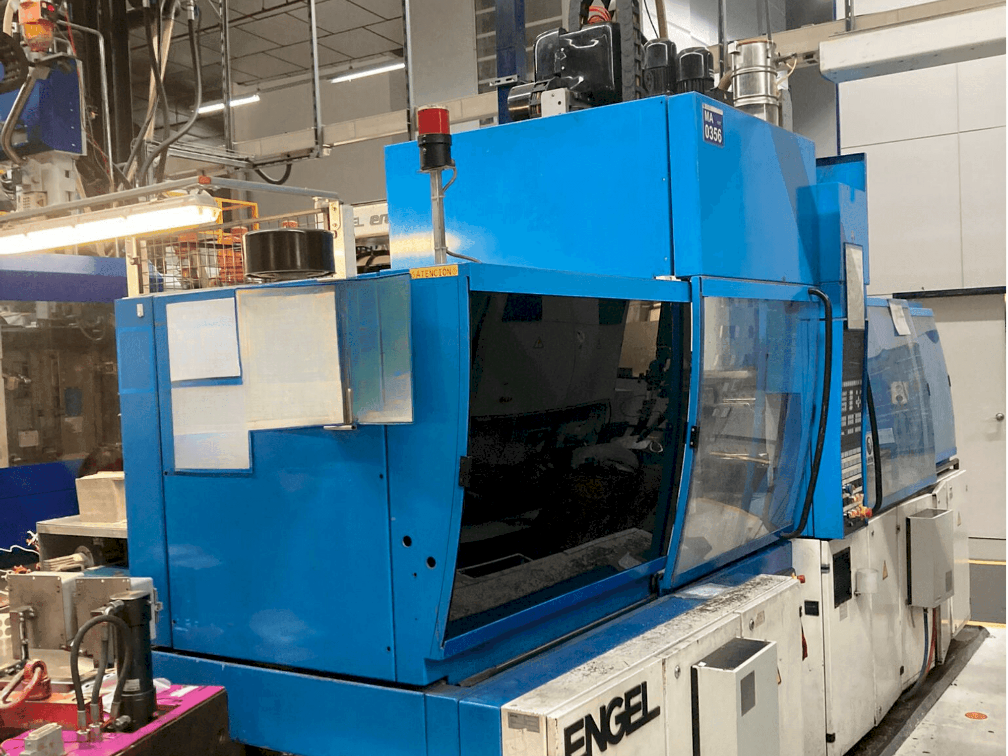 Вид станка Engel 500/110 HL спереди