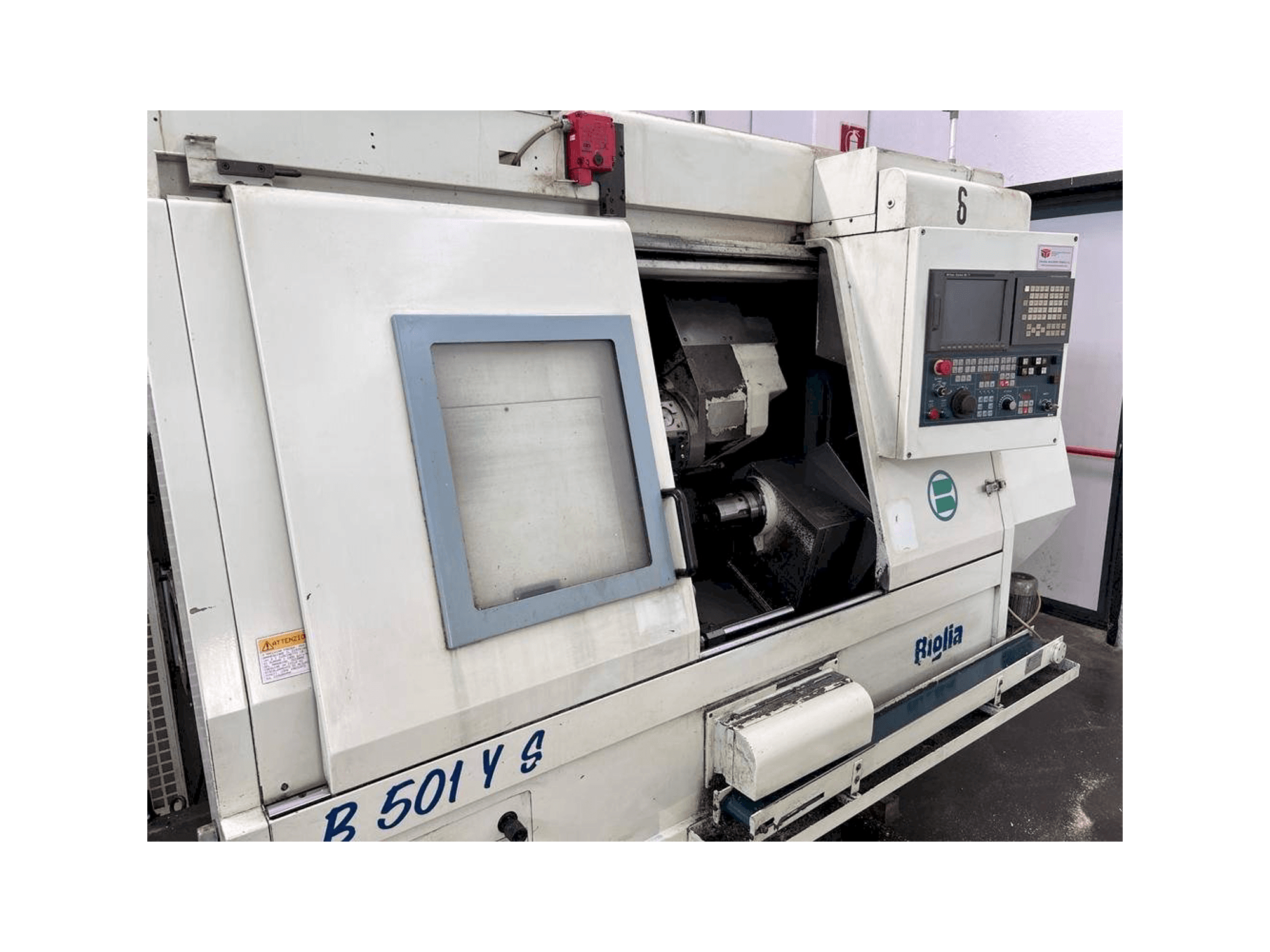 Вид станка Biglia B501YS спереди