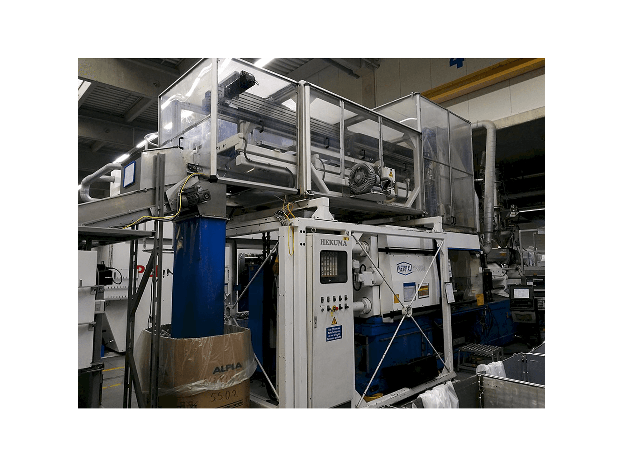 Left view of Netstal HP-3500/3550-R Machine