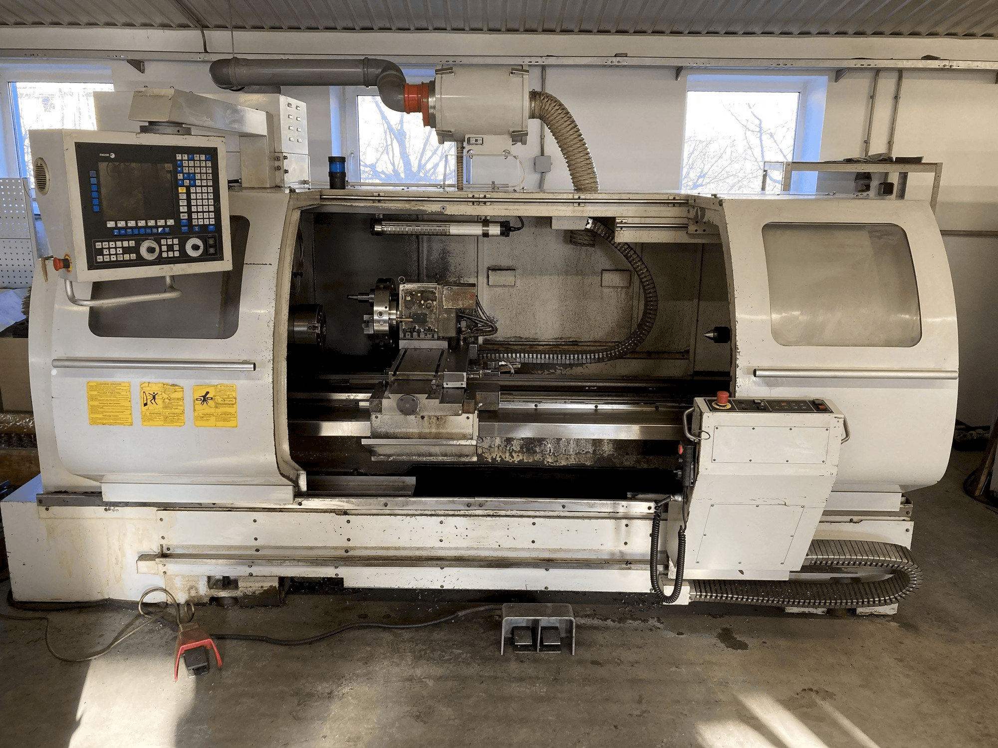 Вид станка FERMAT SF 48-1500 CNC спереди
