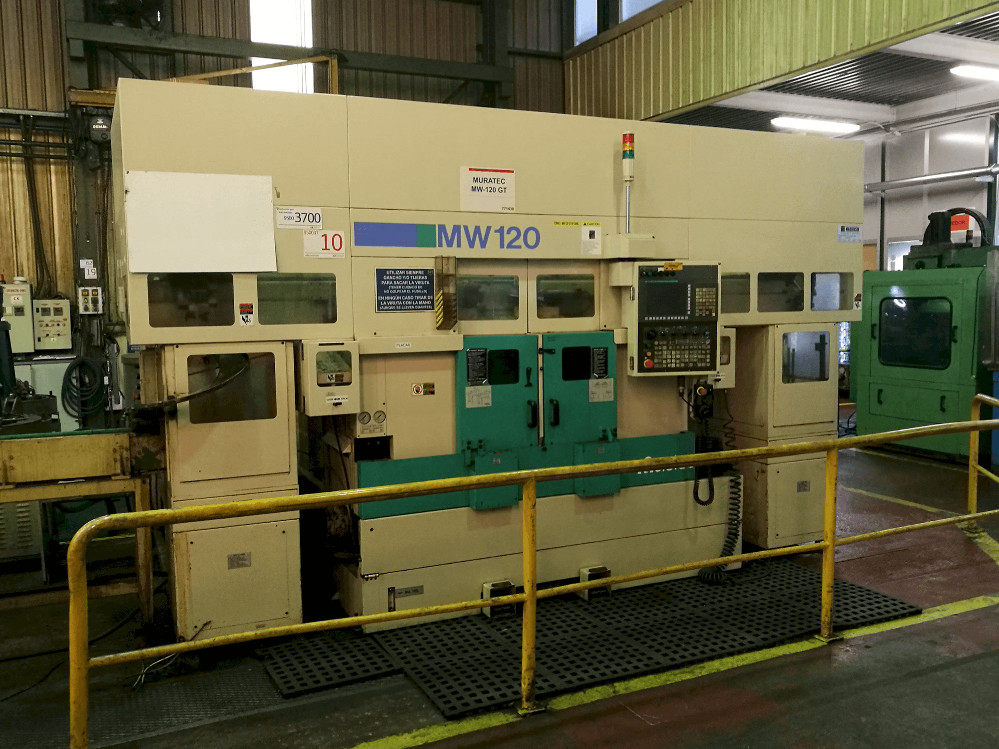 Front view of MURATA Muratec MW 120 Machine