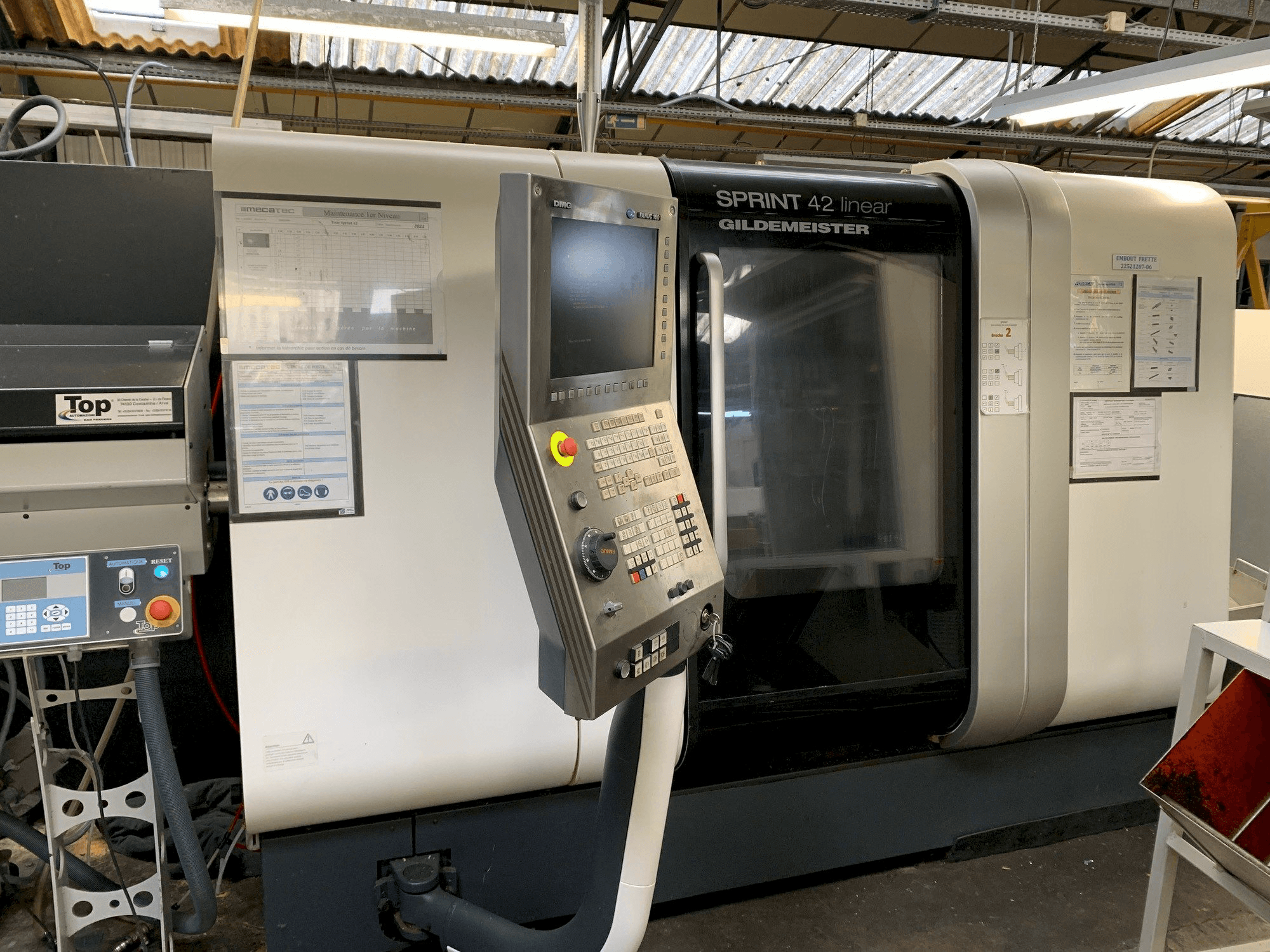 Вид станка DMG SPRINT 42 linear спереди