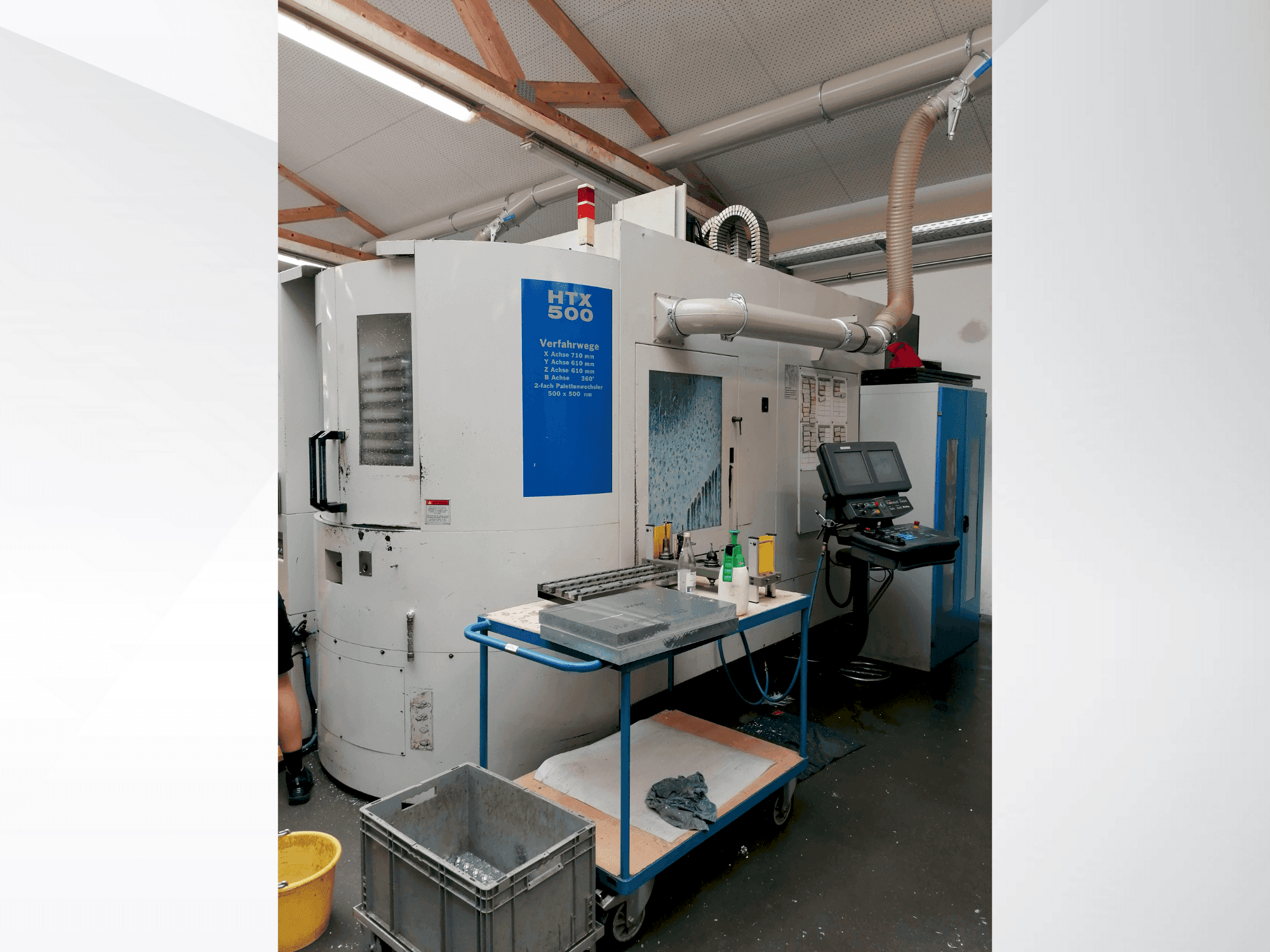 Вид станка Hurco HTX 500 спереди