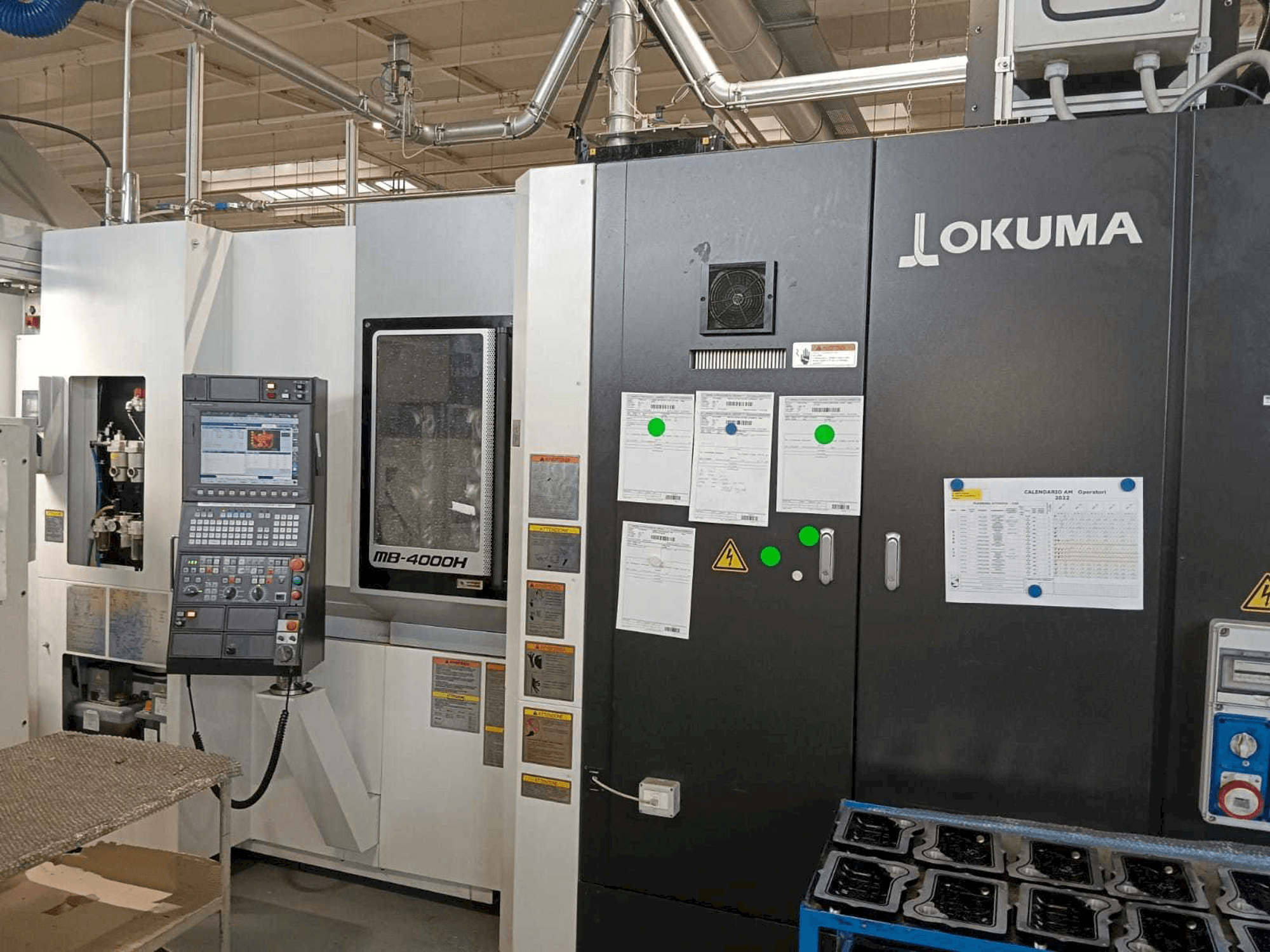 Вид станка Okuma MB-4000H спереди