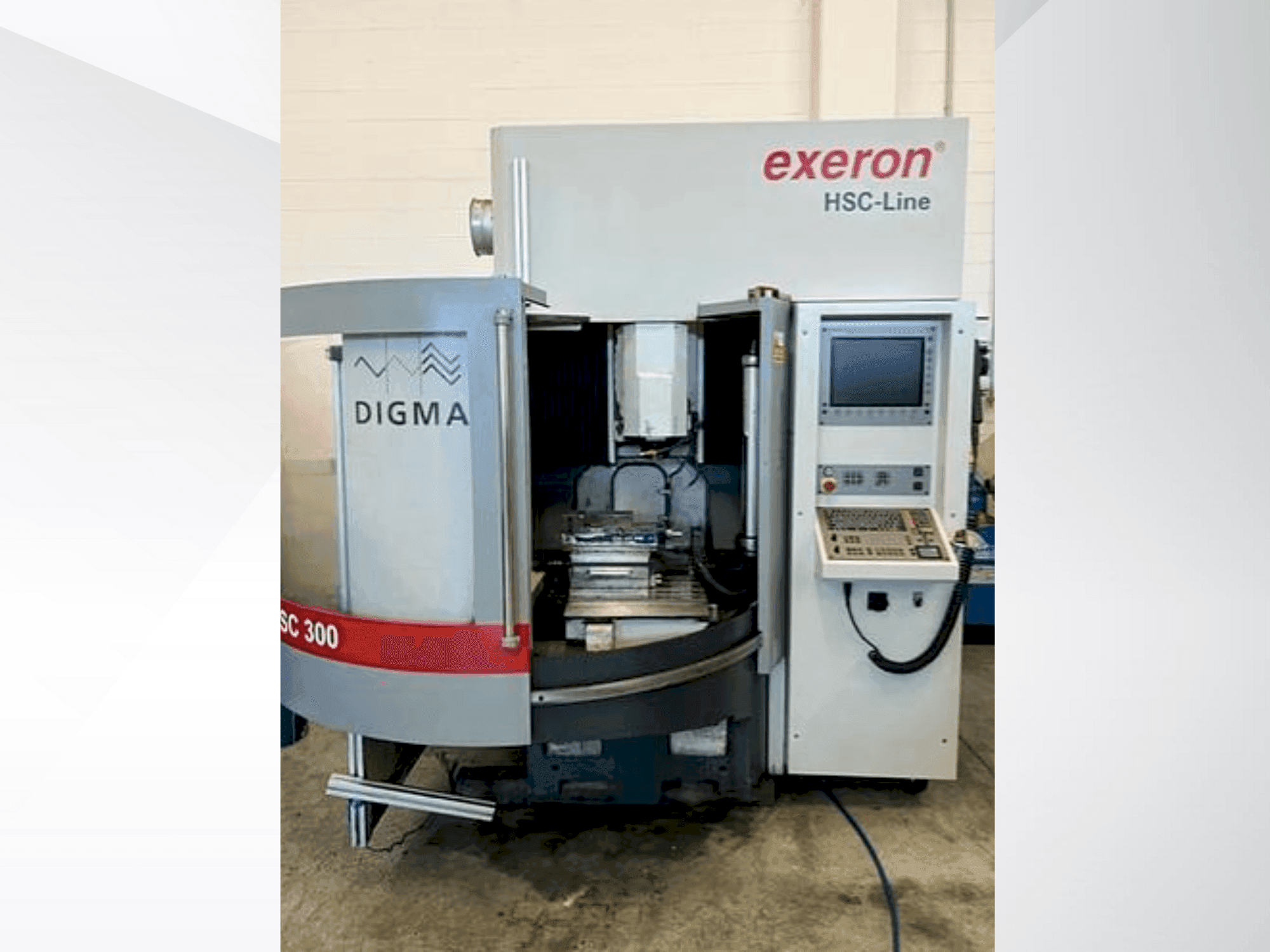 Вид станка Exeron DIGMA HSC 300 спереди