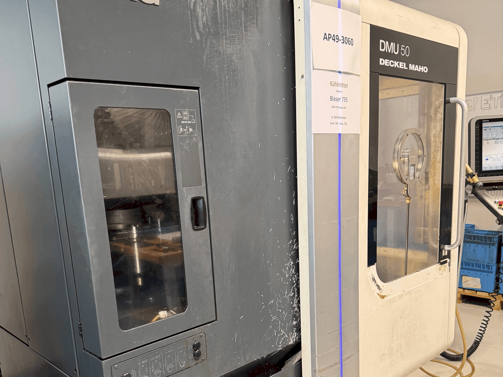 Вид станка DMG DECKEL MAHO DMU 50 спереди