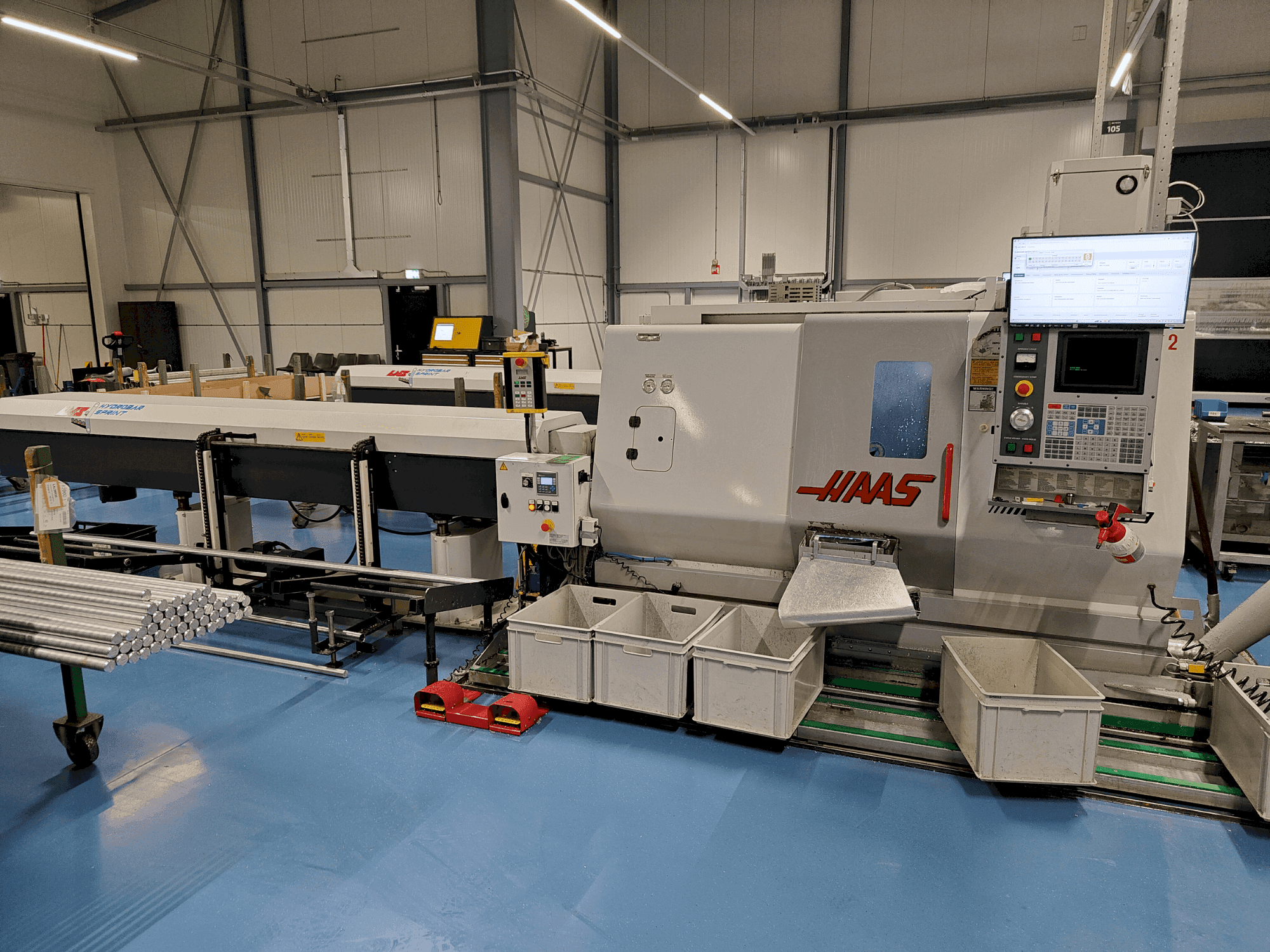Вид станка HAAS TL-15BHE спереди