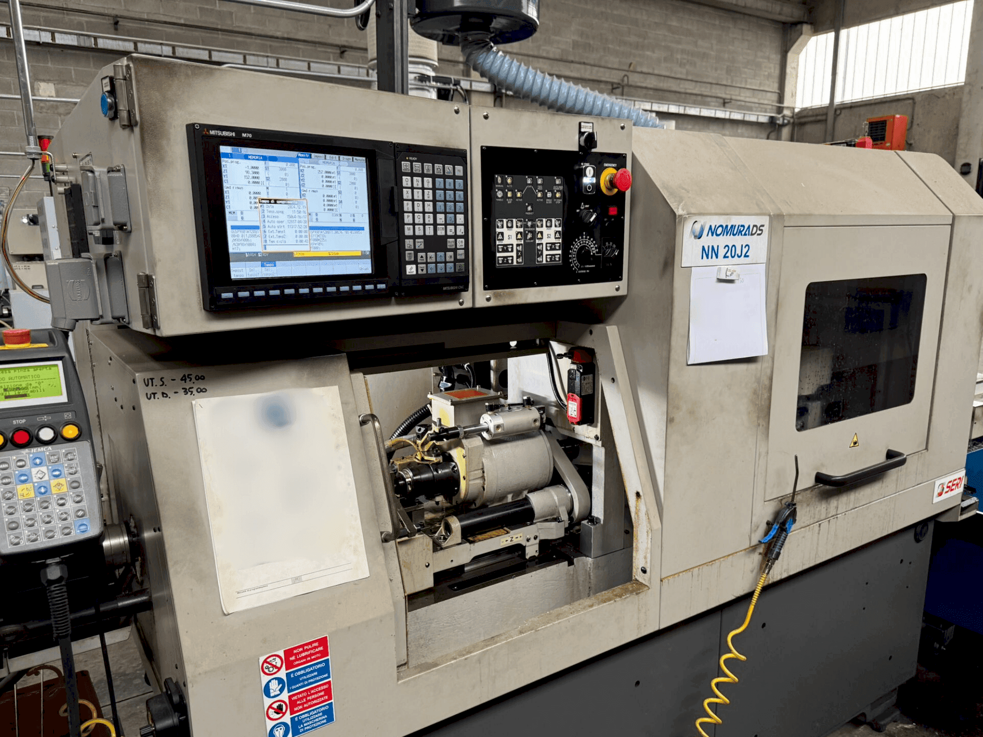 Вид станка NOMURA NN-20 J2 спереди