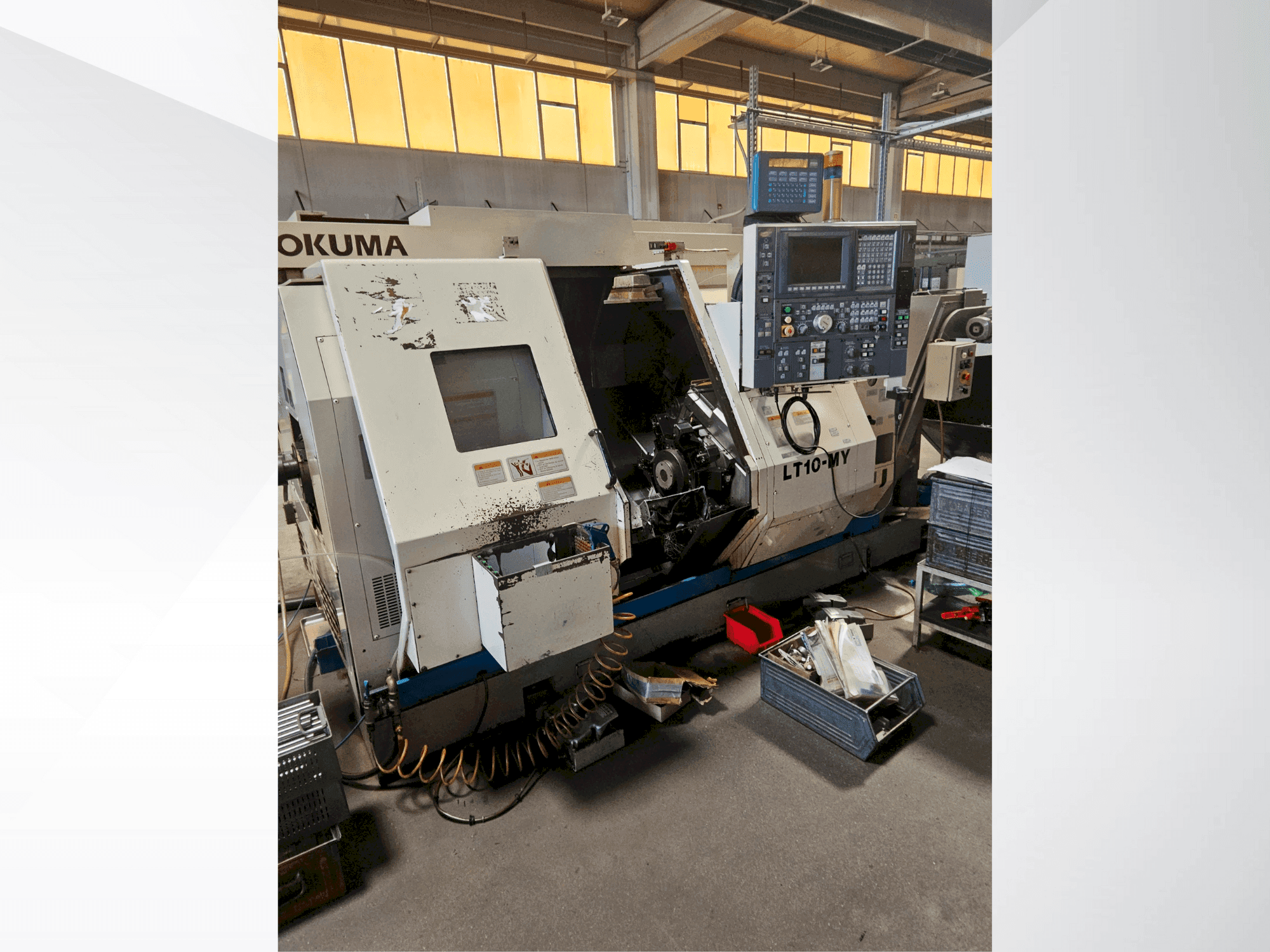 Вид станка Okuma LT 10 MY спереди