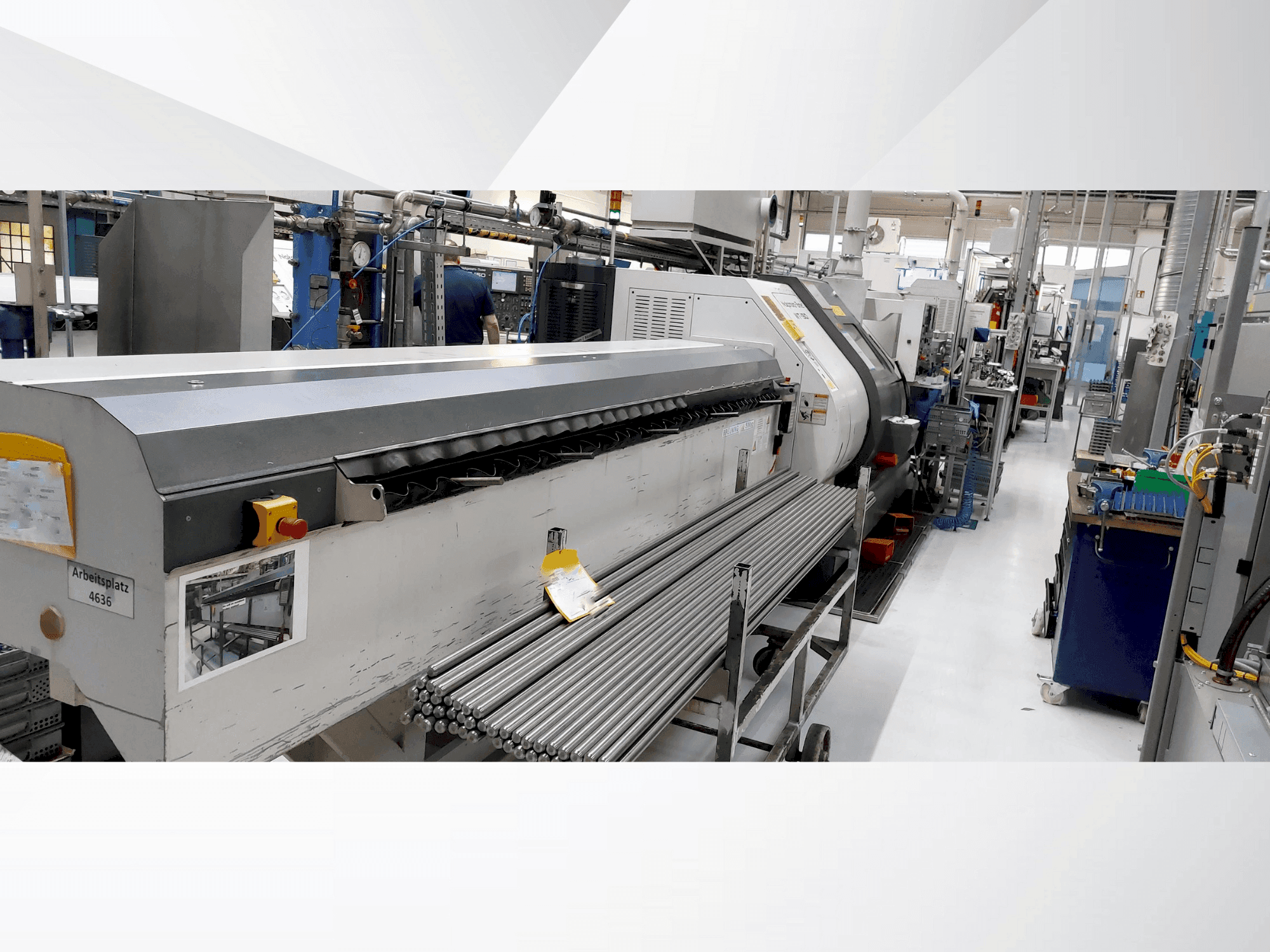 Вид станка NAKAMURA WT-150 спереди