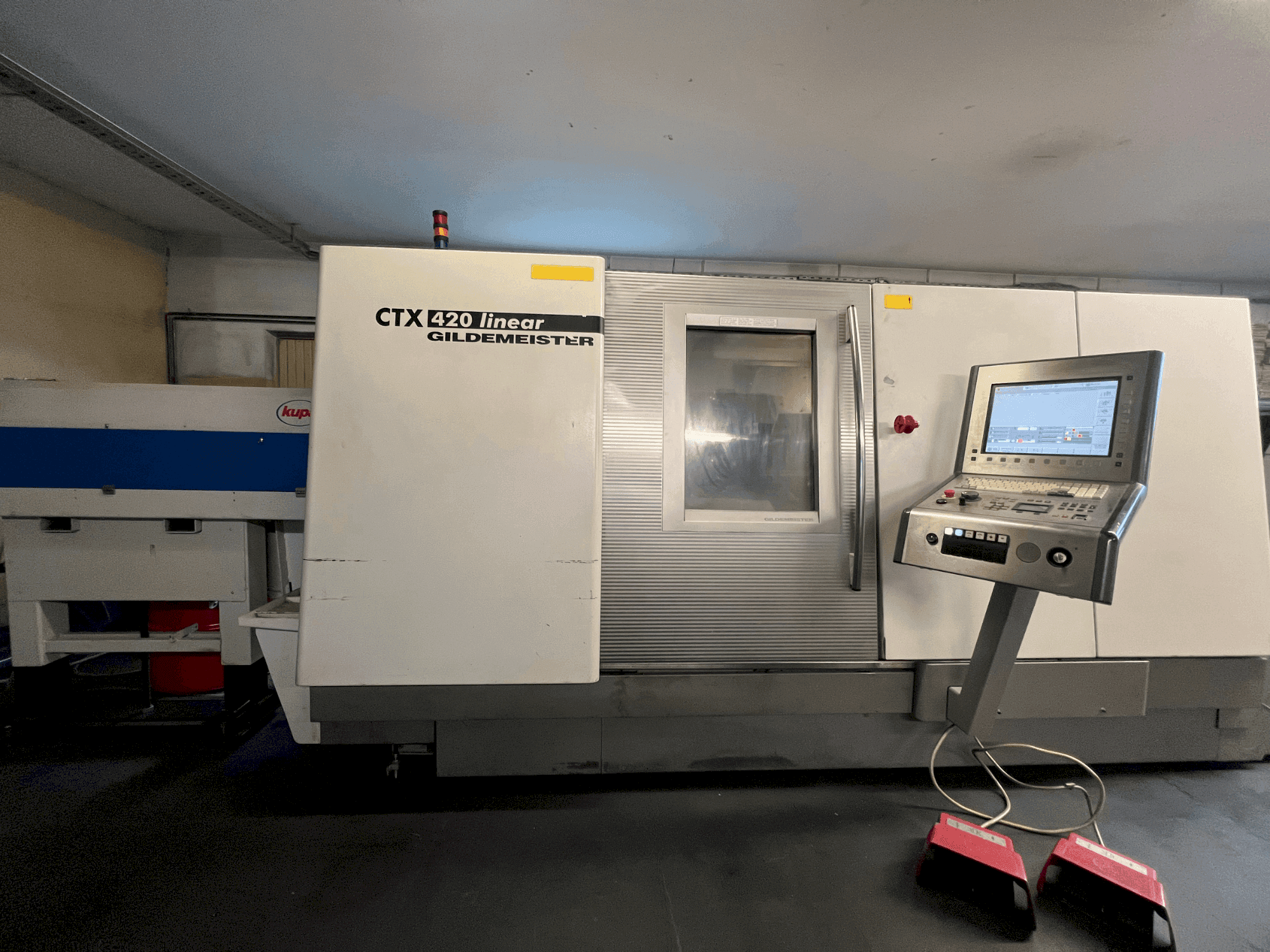 Вид станка Gildemeister CTX 420 linear спереди