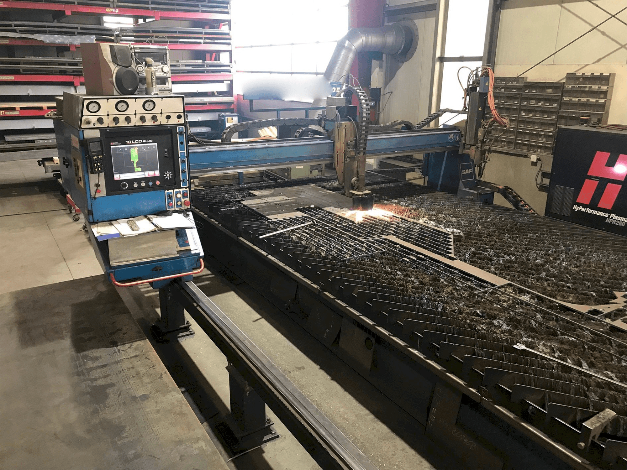 Вид станка SAF Oxytome B30E спереди