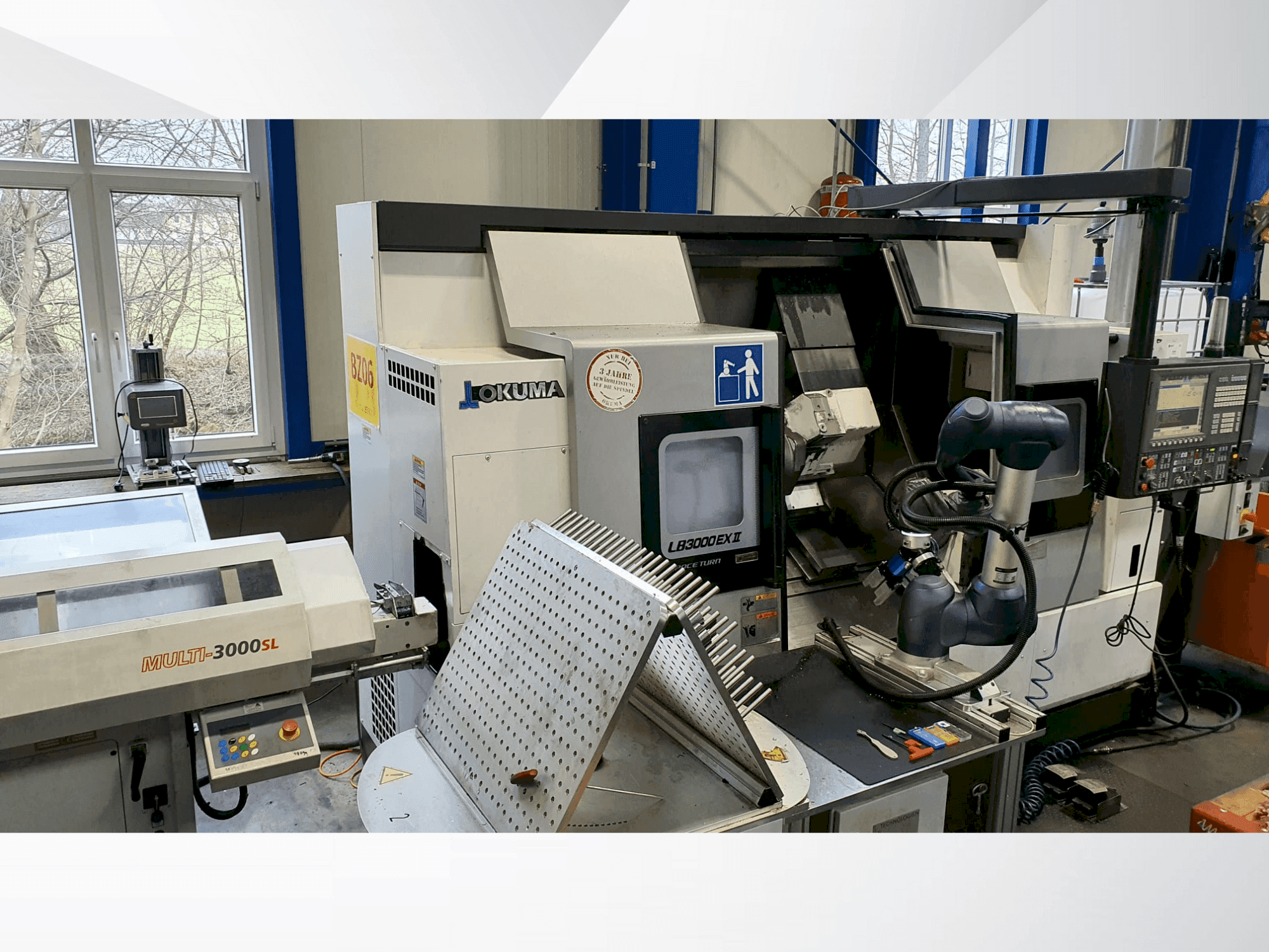 Вид станка Okuma LB3000 EX II спереди