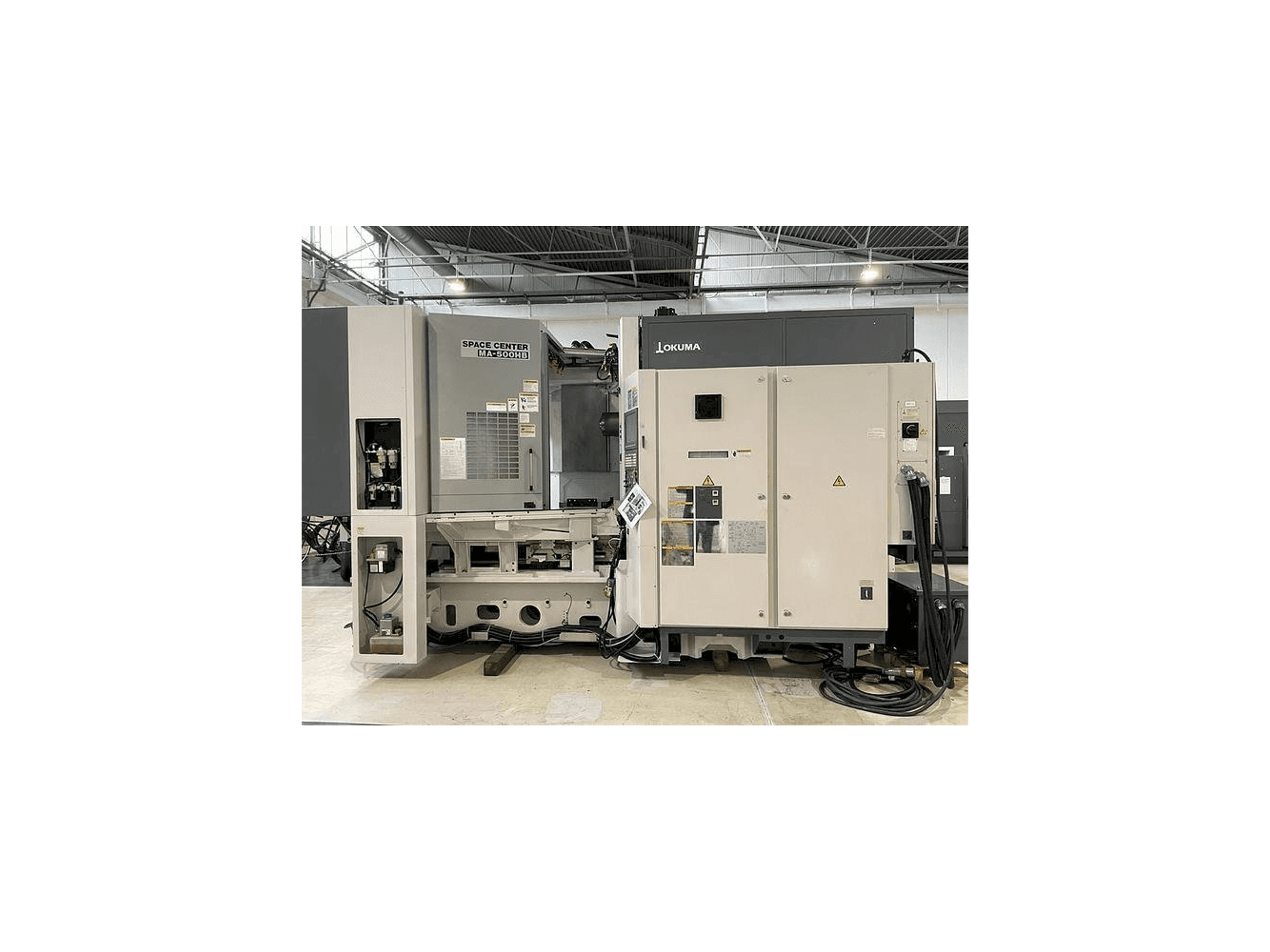 Вид станка Okuma MA 500HB спереди