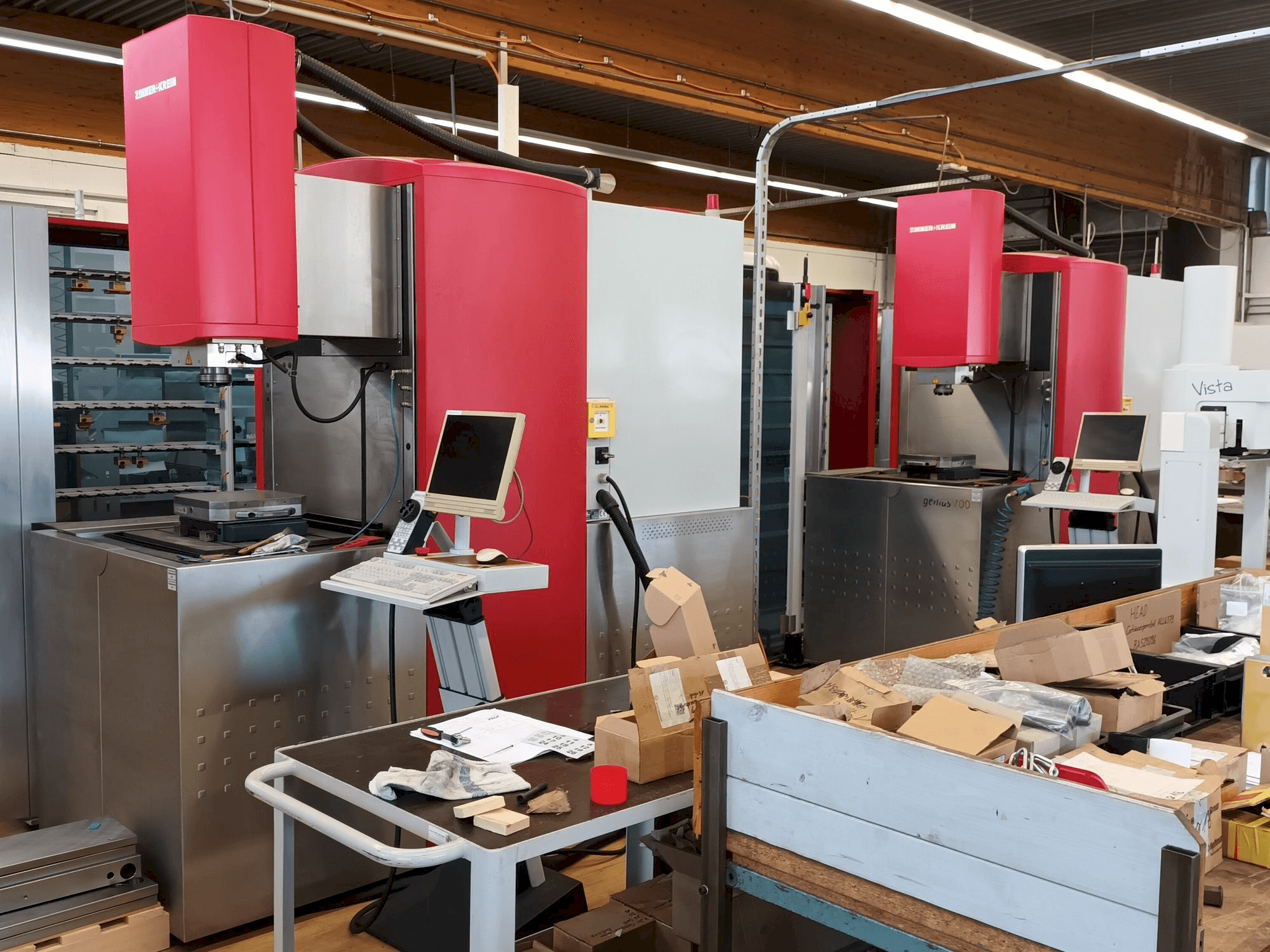 Вид станка Zimmer+Kreim Genius 700 спереди