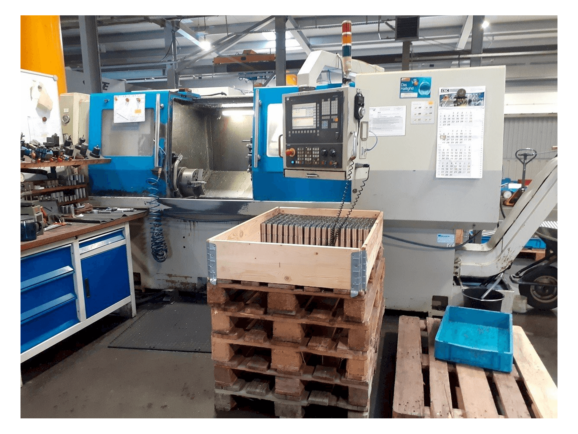 Вид станка WAGNER Siemens WDS 560x1250 спереди
