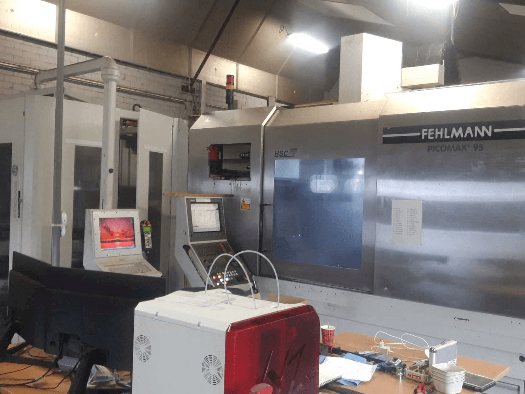 Вид станка FEHLMANN PICOMAX 95 + EROWA спереди