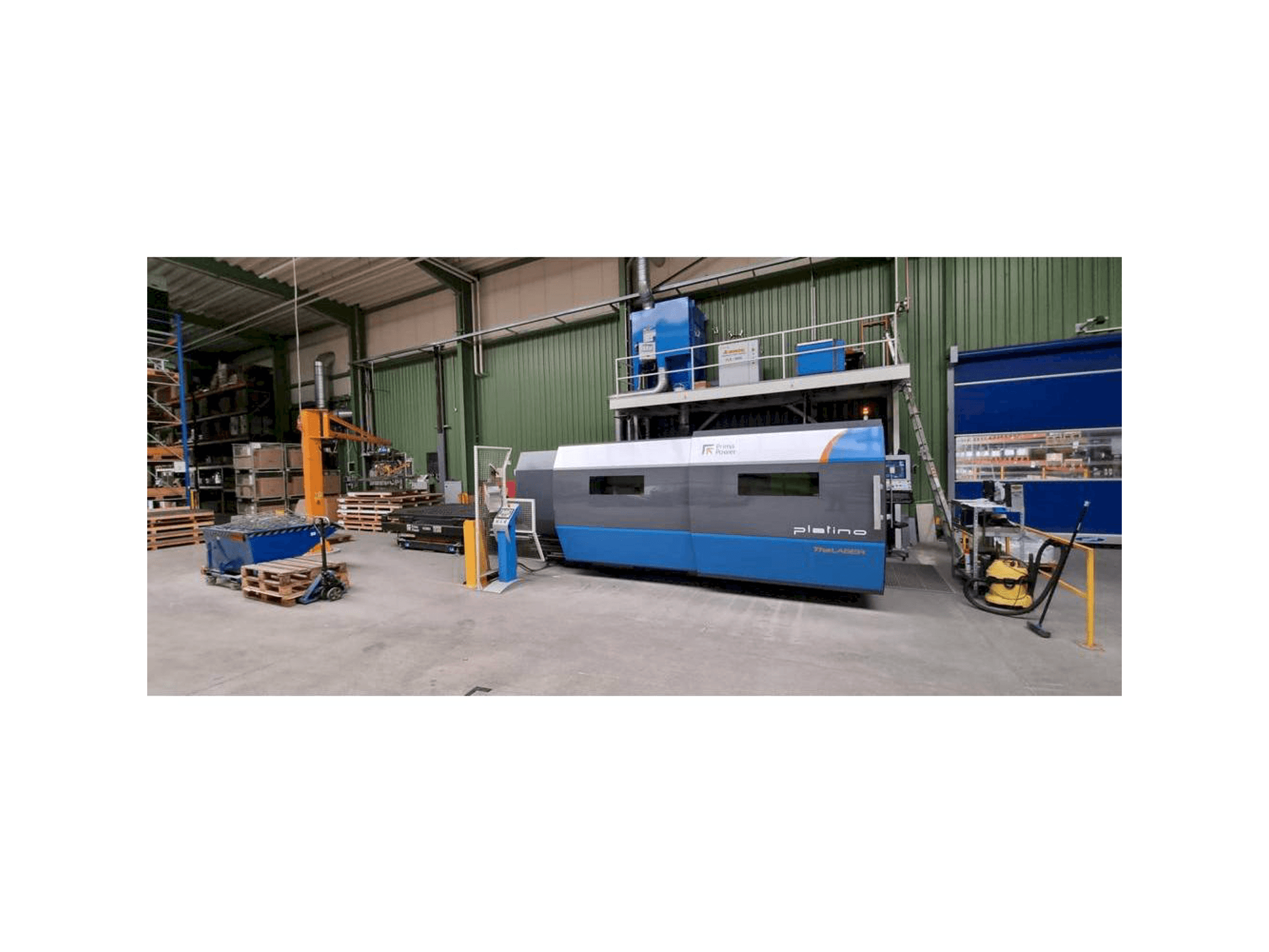 Вид станка Prima Power Platino Fiber спереди