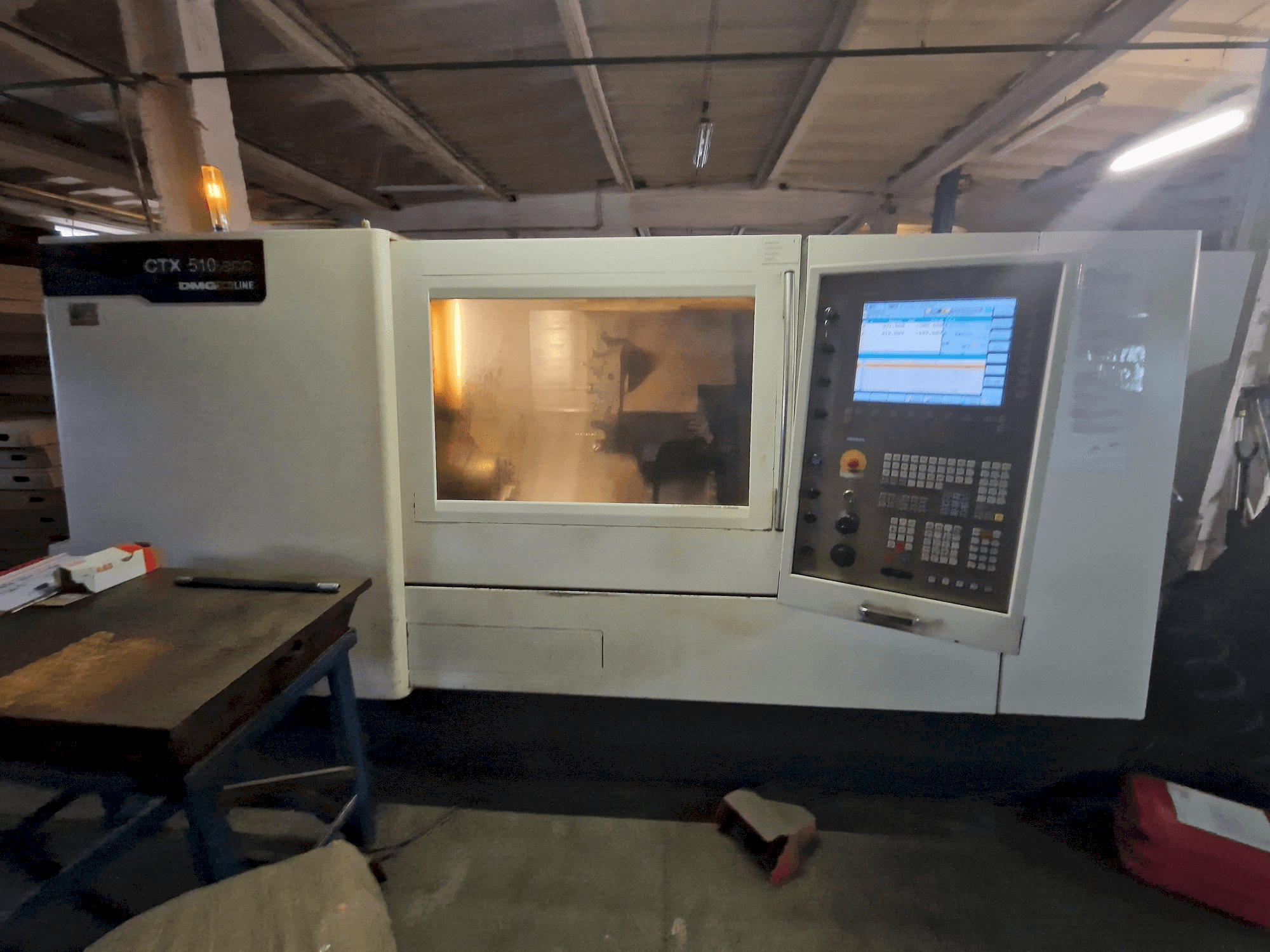 Вид станка DMG CTX 510 eco спереди