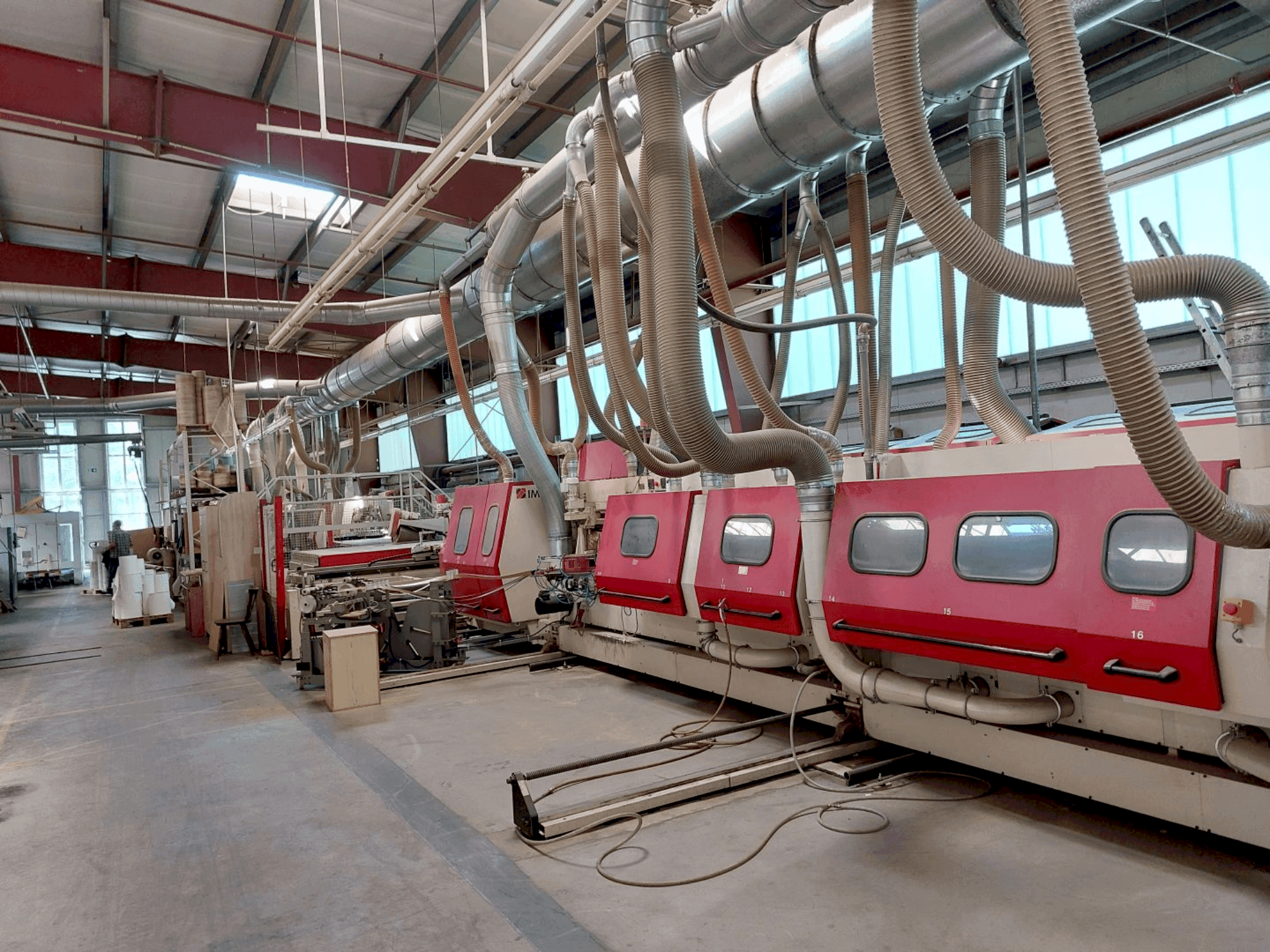 Вид станка IMA COMBIMA / K/ II/ R75 / 1075 / V / R3 спереди