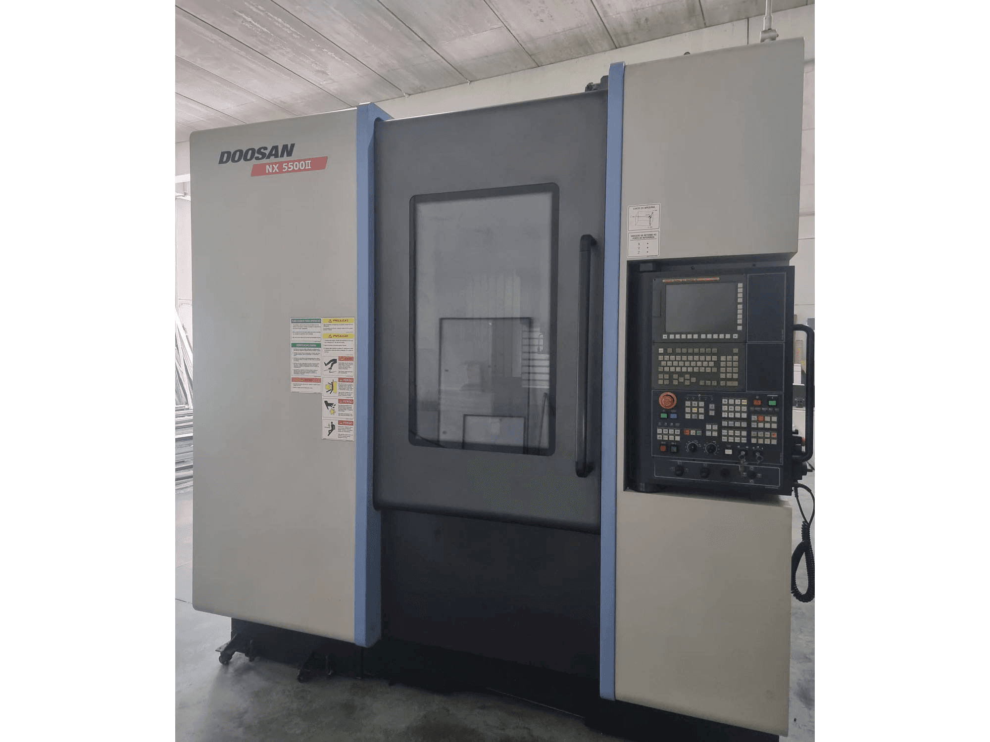 Вид станка Doosan Nx5500 Ii спереди