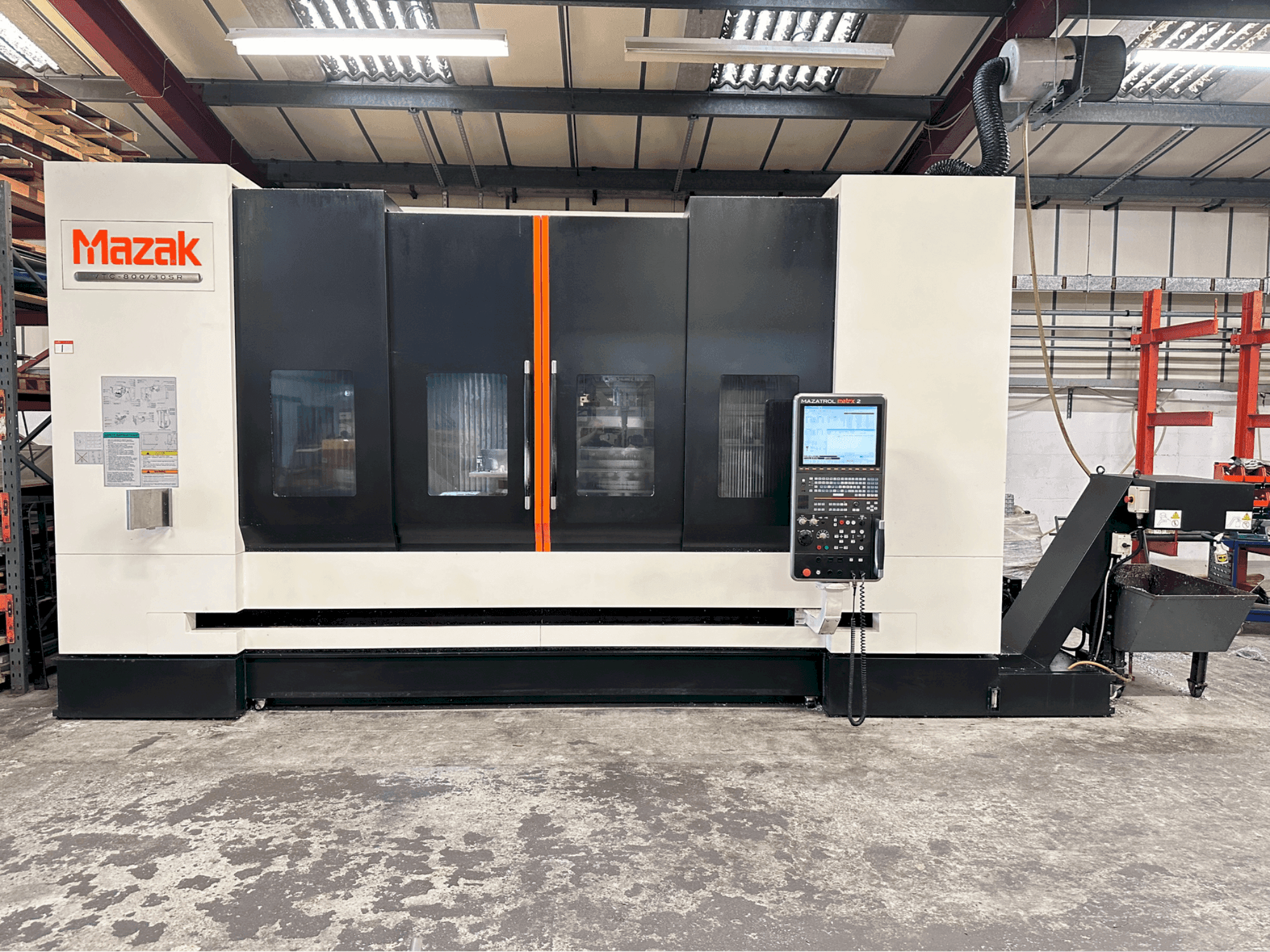 Вид станка Mazak VTC-800/30SR спереди