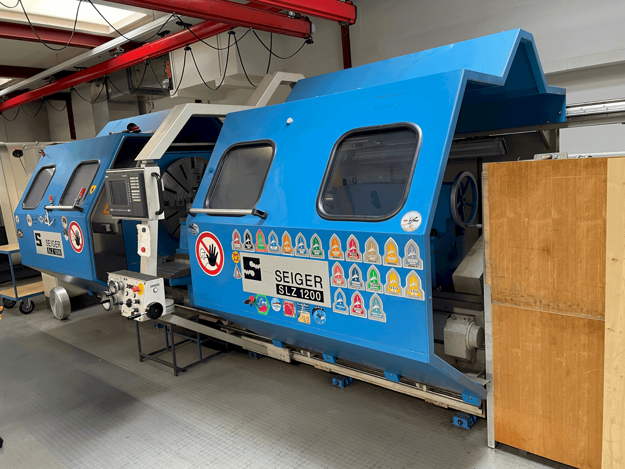 Вид станка SEIGER SLZ1200 спереди