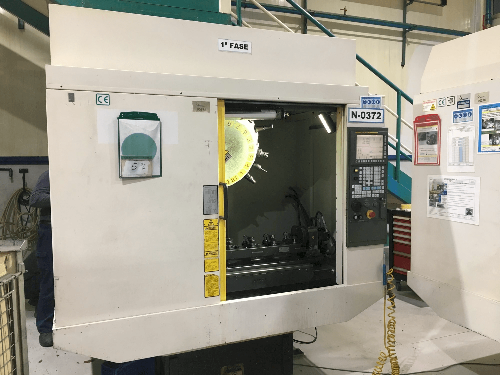 Front view of FANUC Robodrill alfa-T21iEL machine