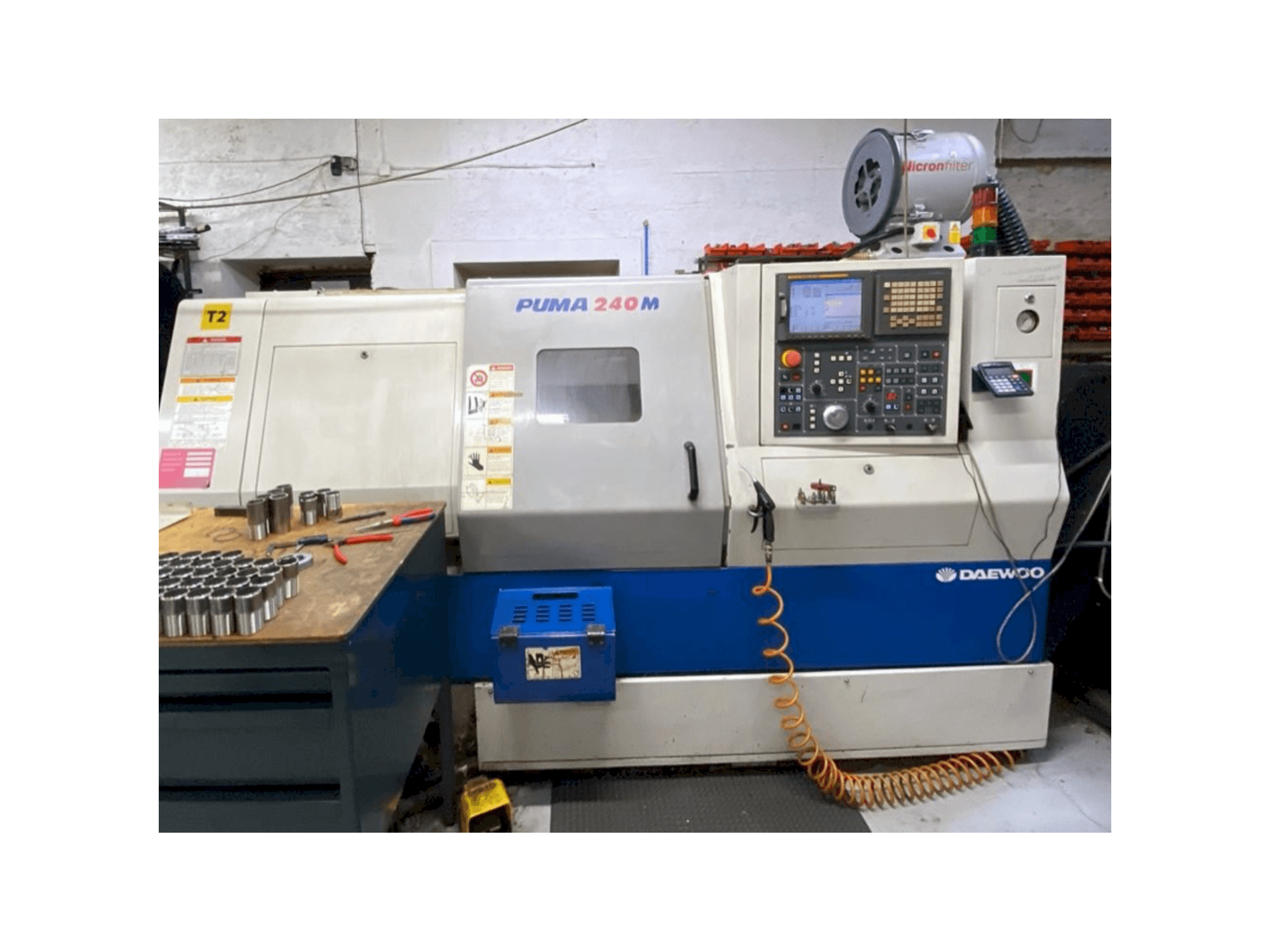 Вид станка DAEWOO PUMA 240MB спереди