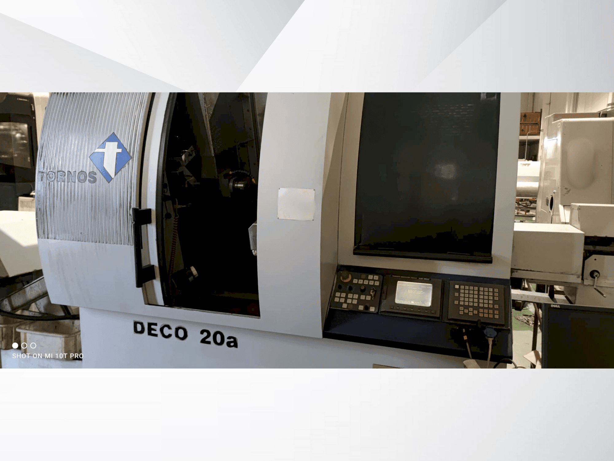 Вид станка Tornos-Bechler Deco 20a спереди