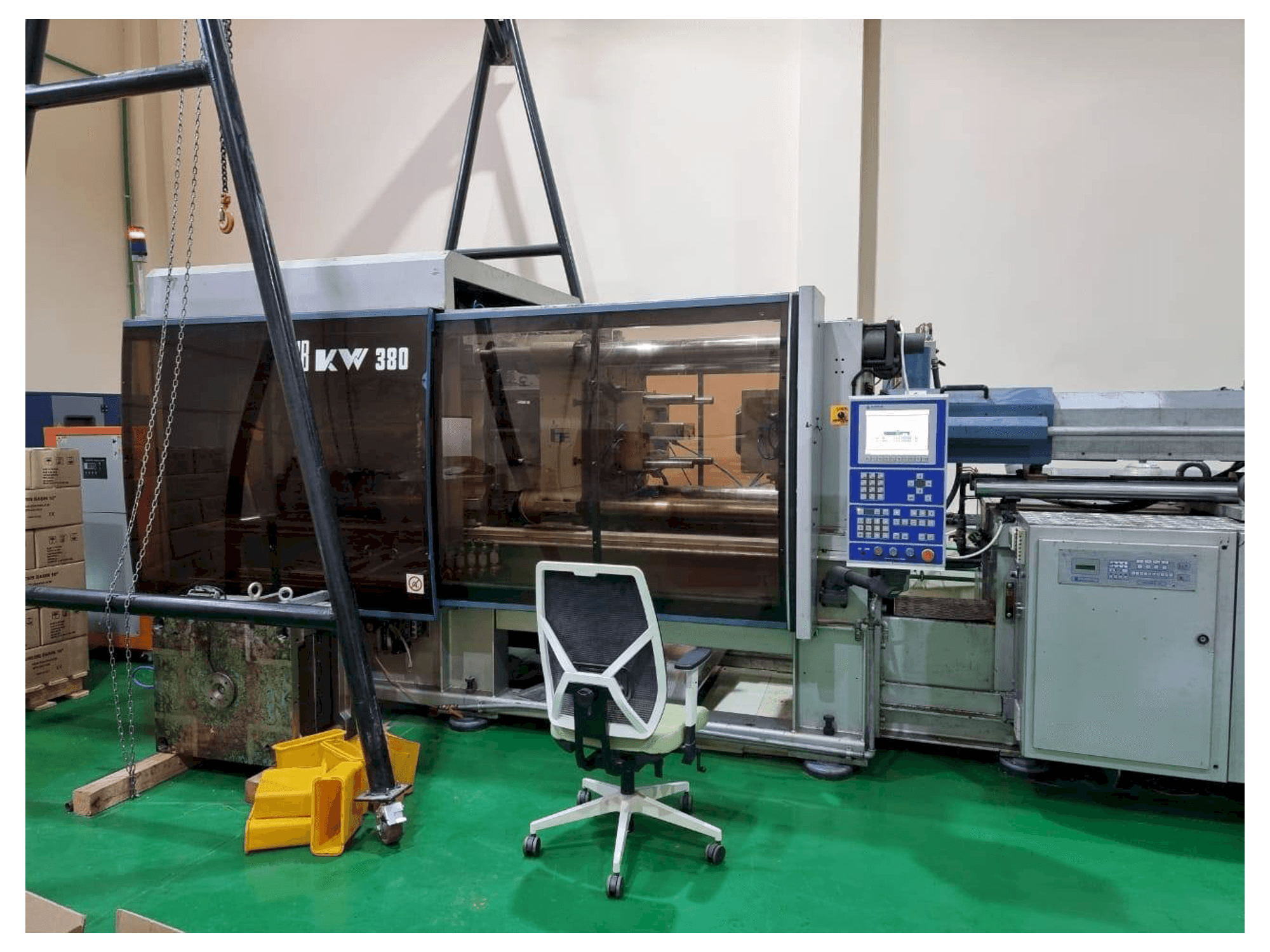 Вид станка BMB KW380/3450 спереди