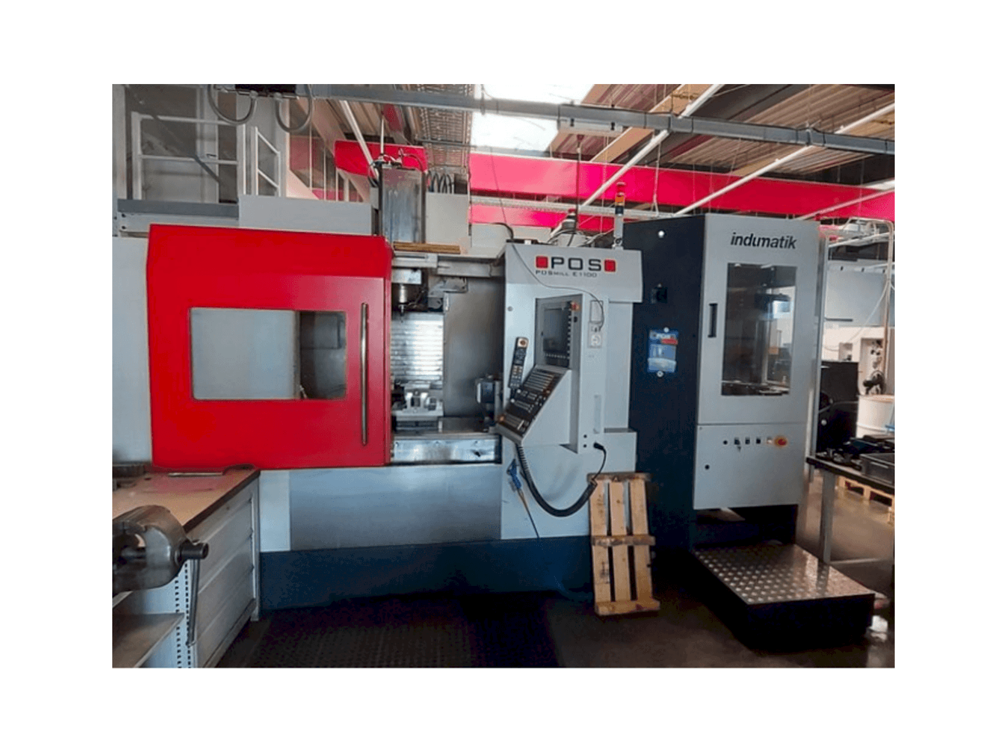 Вид станка POSmill POS E1100 спереди