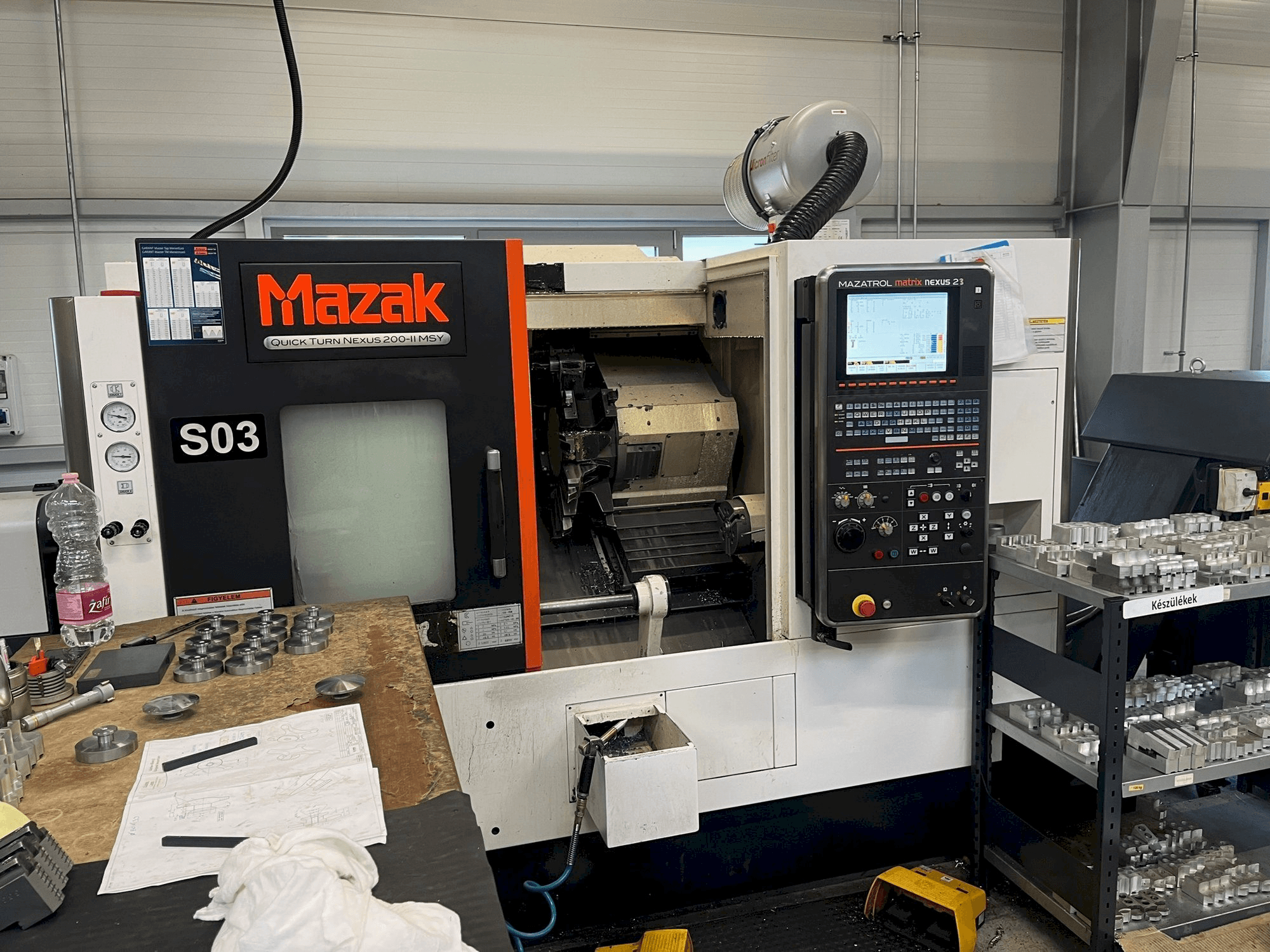 Вид станка Mazak QTN200-MSY V6 спереди