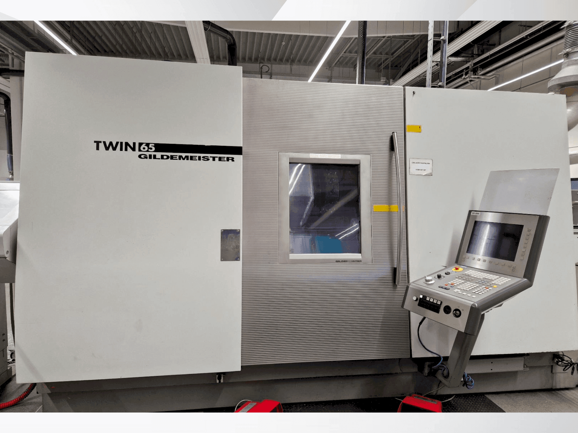 Вид станка Gildemeister TWIN 65 (2004) спереди