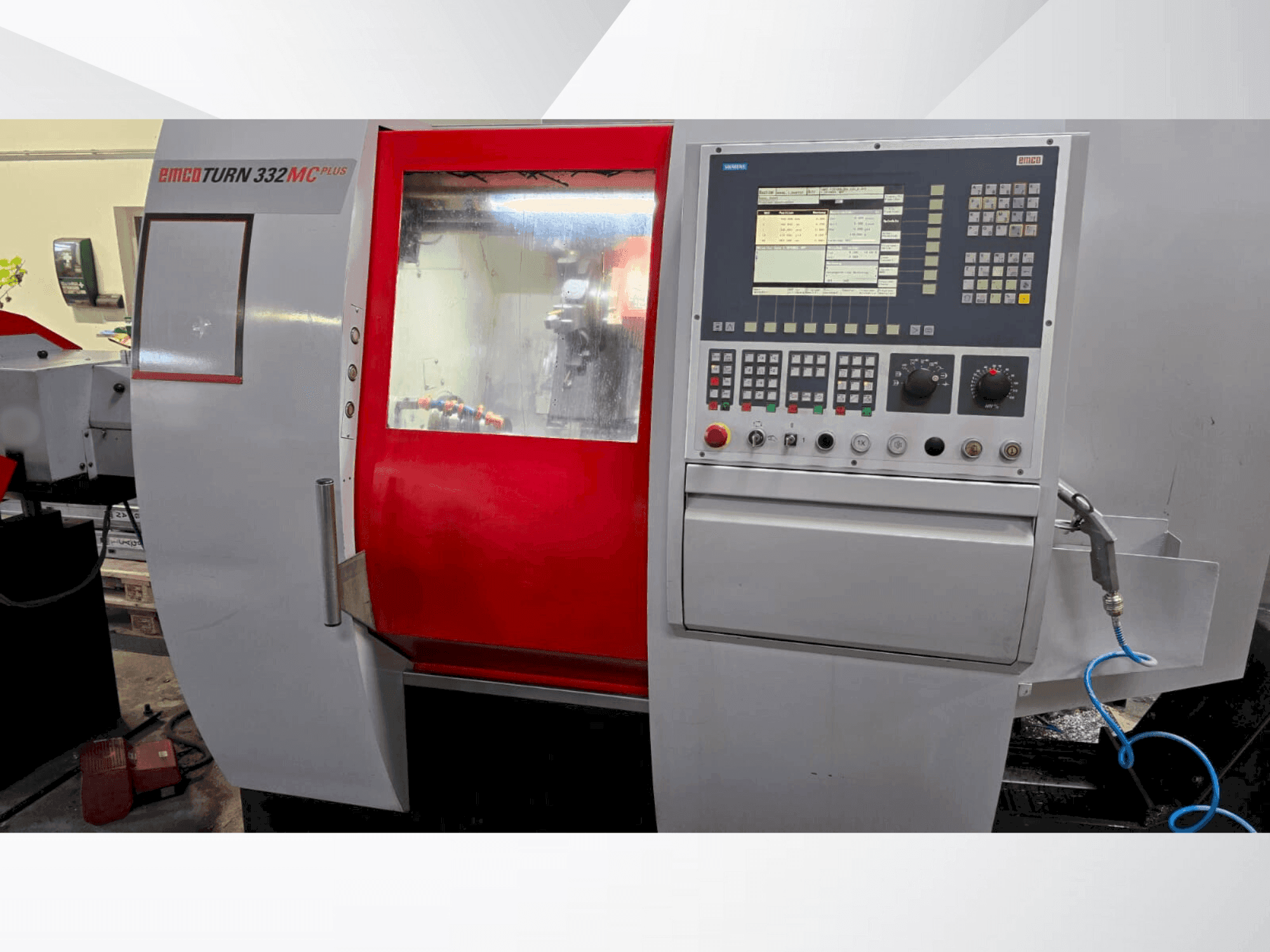 Вид станка EMCO TURN 332 MC спереди