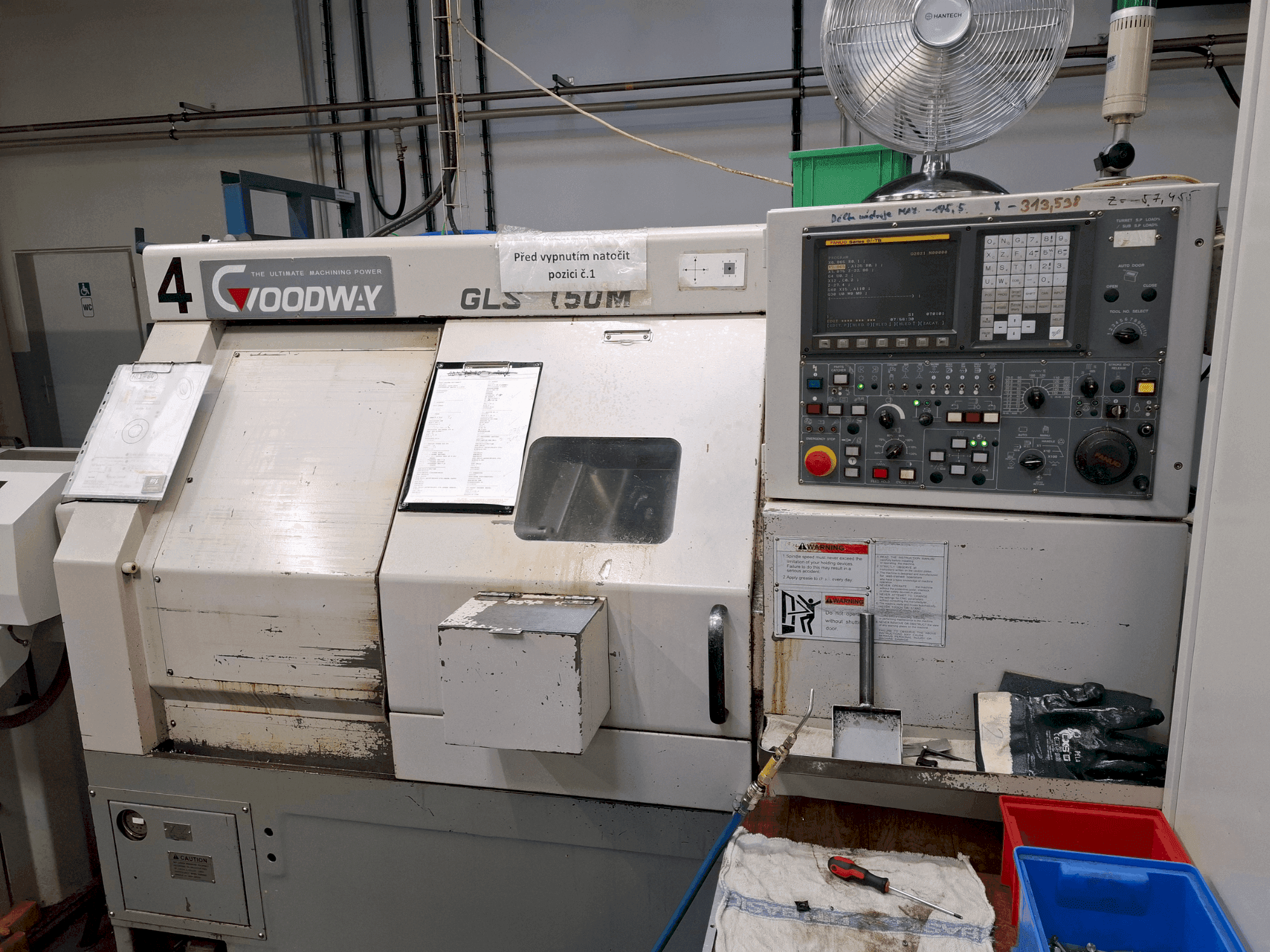 Вид станка Goodway GLS 150M спереди