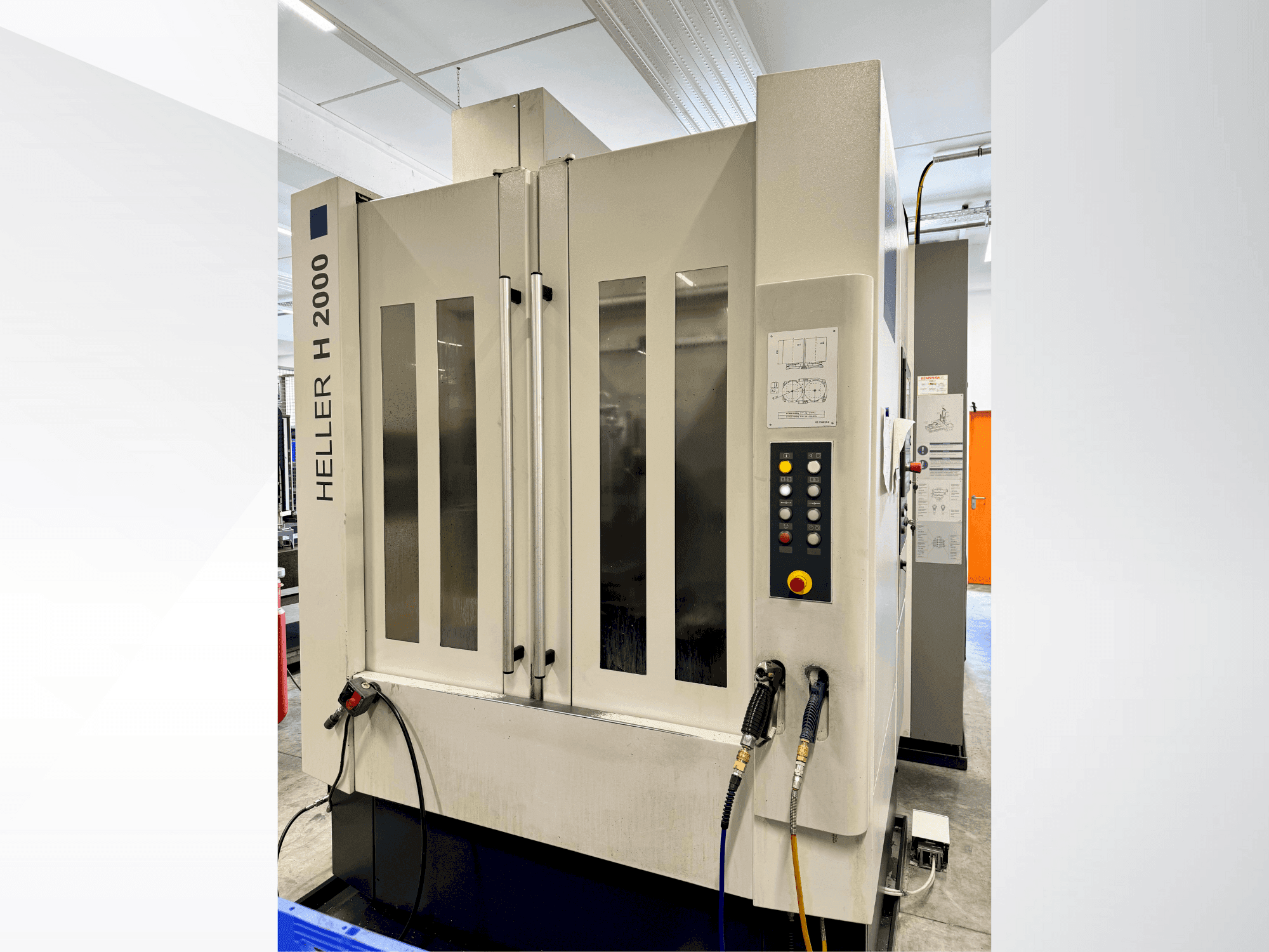 Вид станка HELLER H2000 спереди