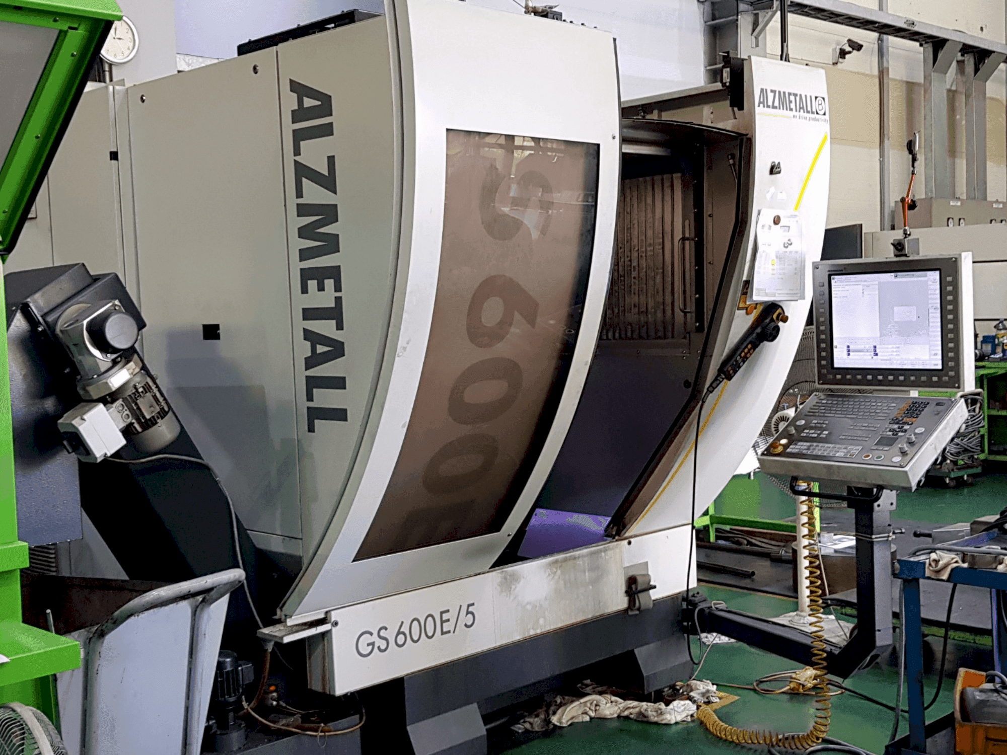 Вид станка Alzmetall GS600E/5 спереди