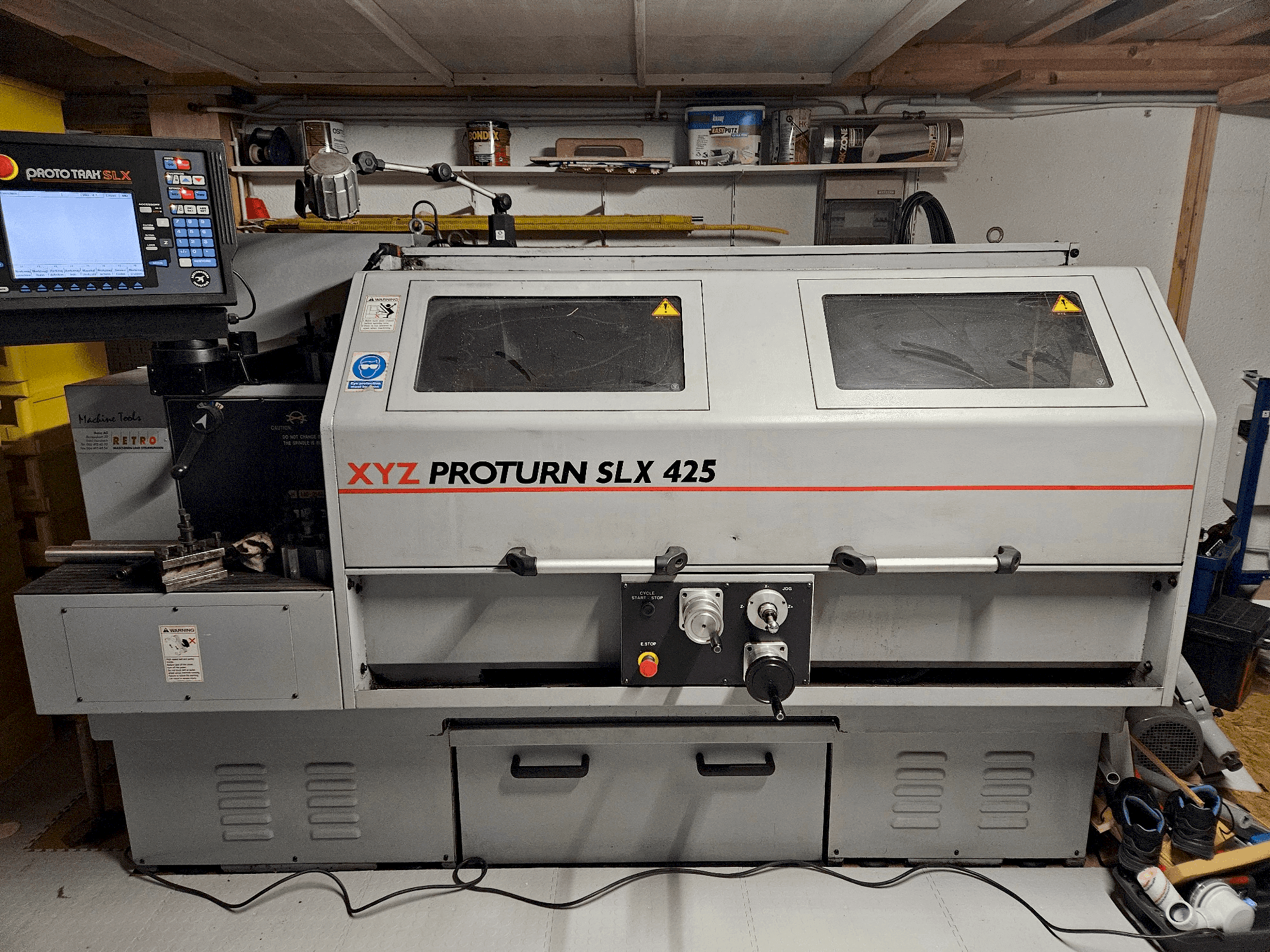 Вид станка XYZ Proturn SLX 425 спереди