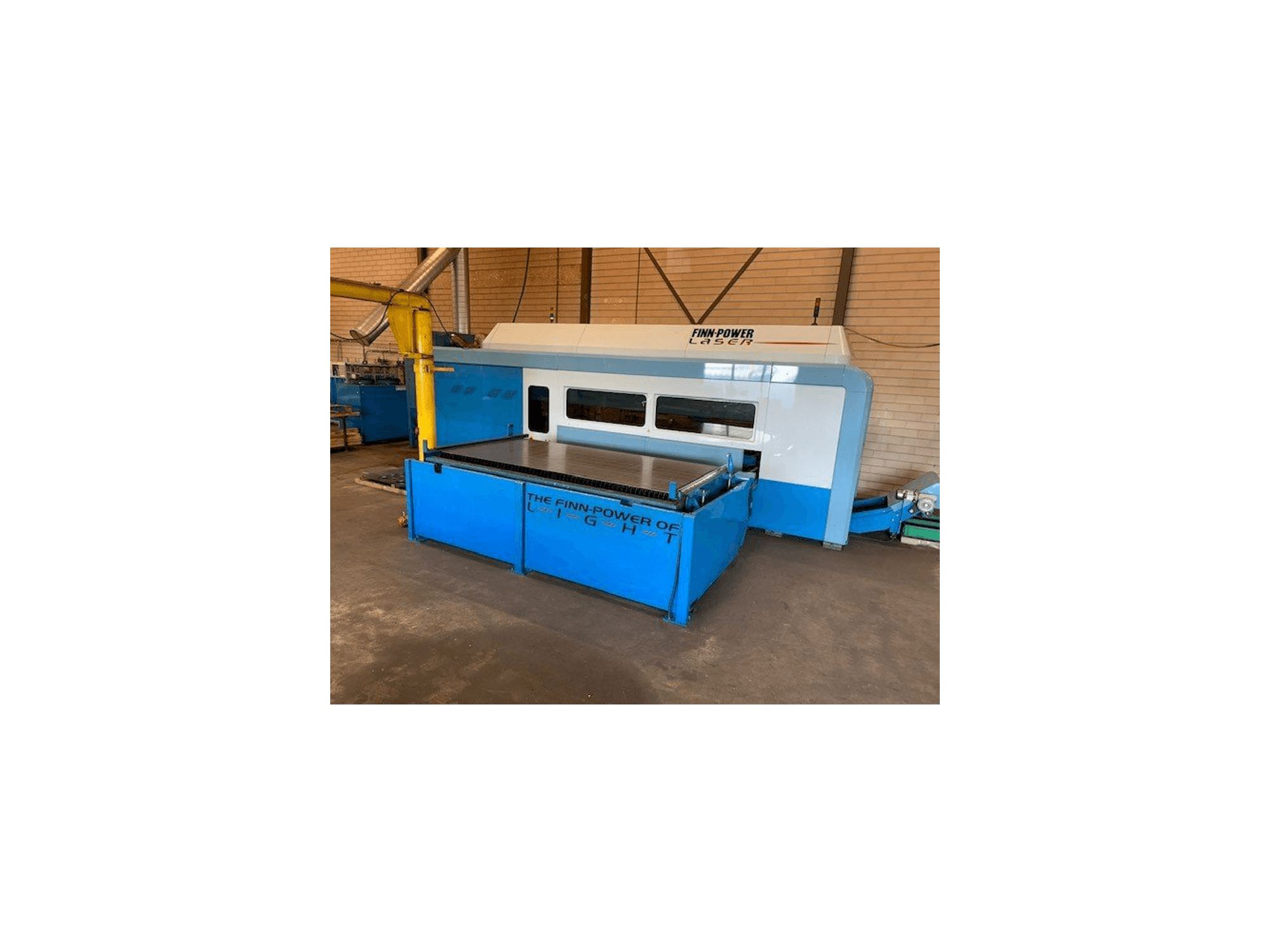 Front view of Finn-Power FPL6-BL machine