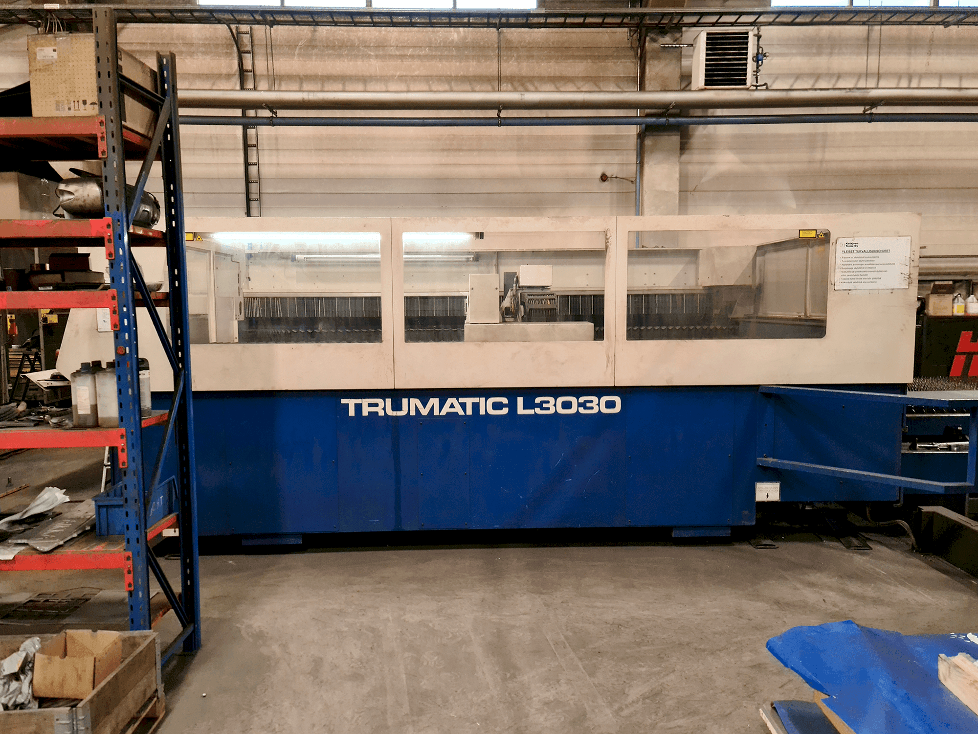Вид станка Trumpf Trumatic L3030 4kW спереди