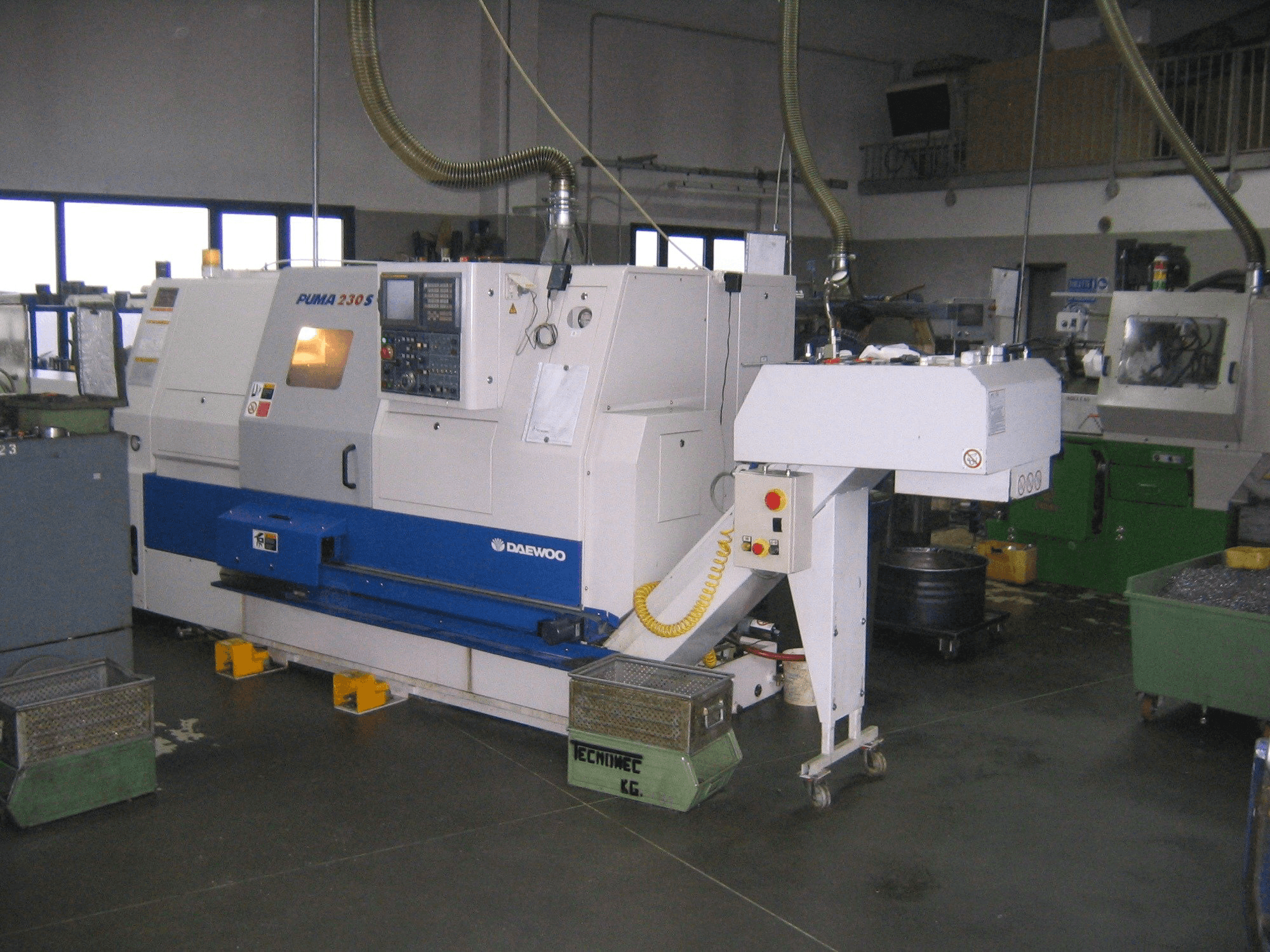 Вид станка DAEWOO Puma 230SC спереди