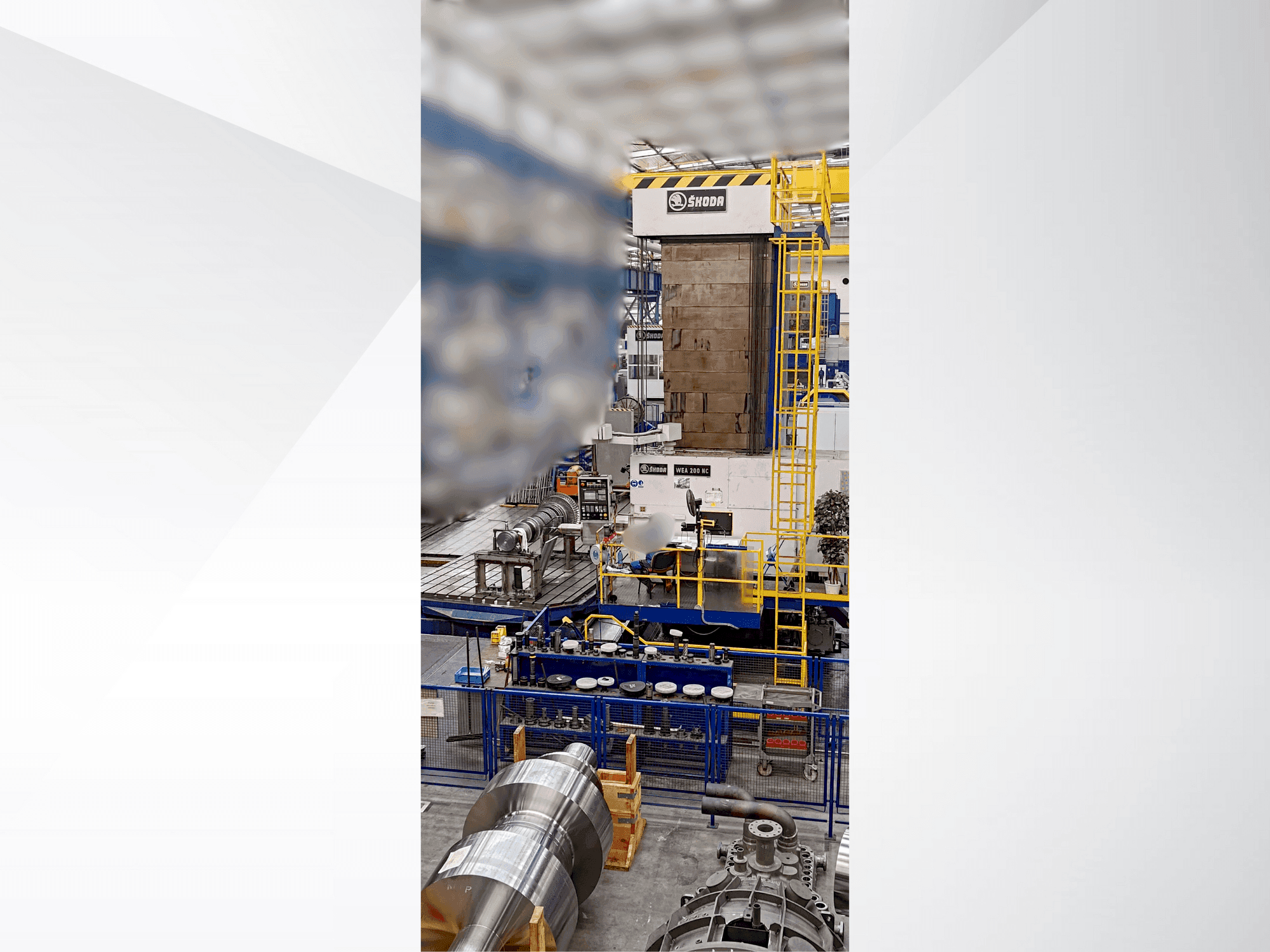 Вид станка SKODA WEA 200 CNC спереди