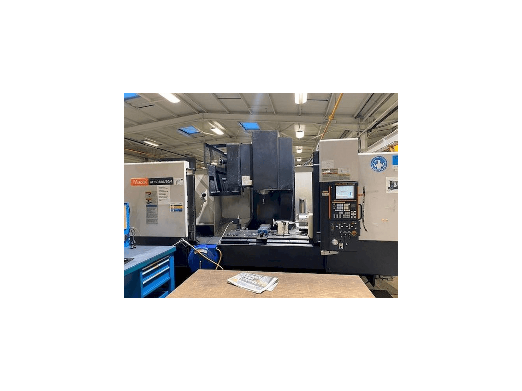 Вид станка Mazak MTV 655/60N спереди