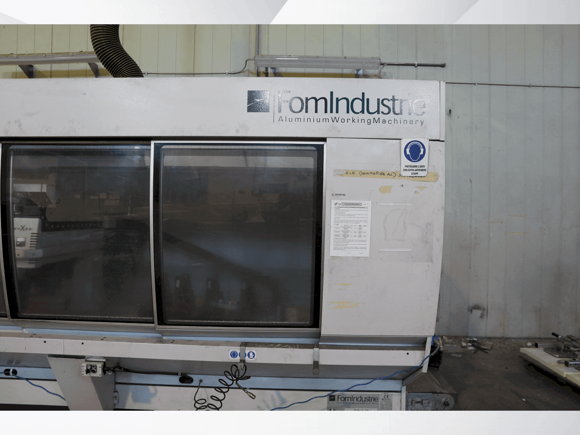 Вид станка FomIndustrie DALI 70 спереди