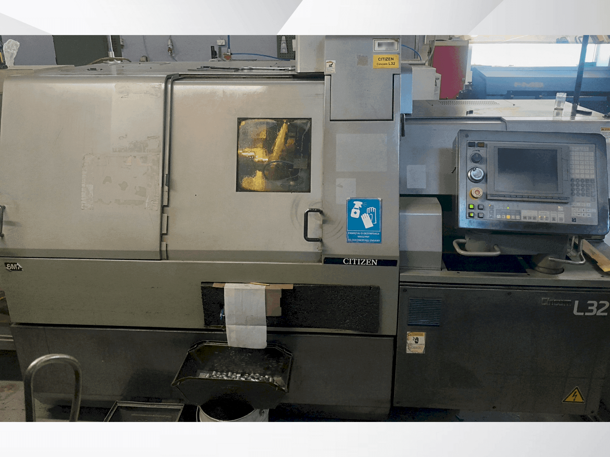 Вид станка Citizen L32 VII спереди